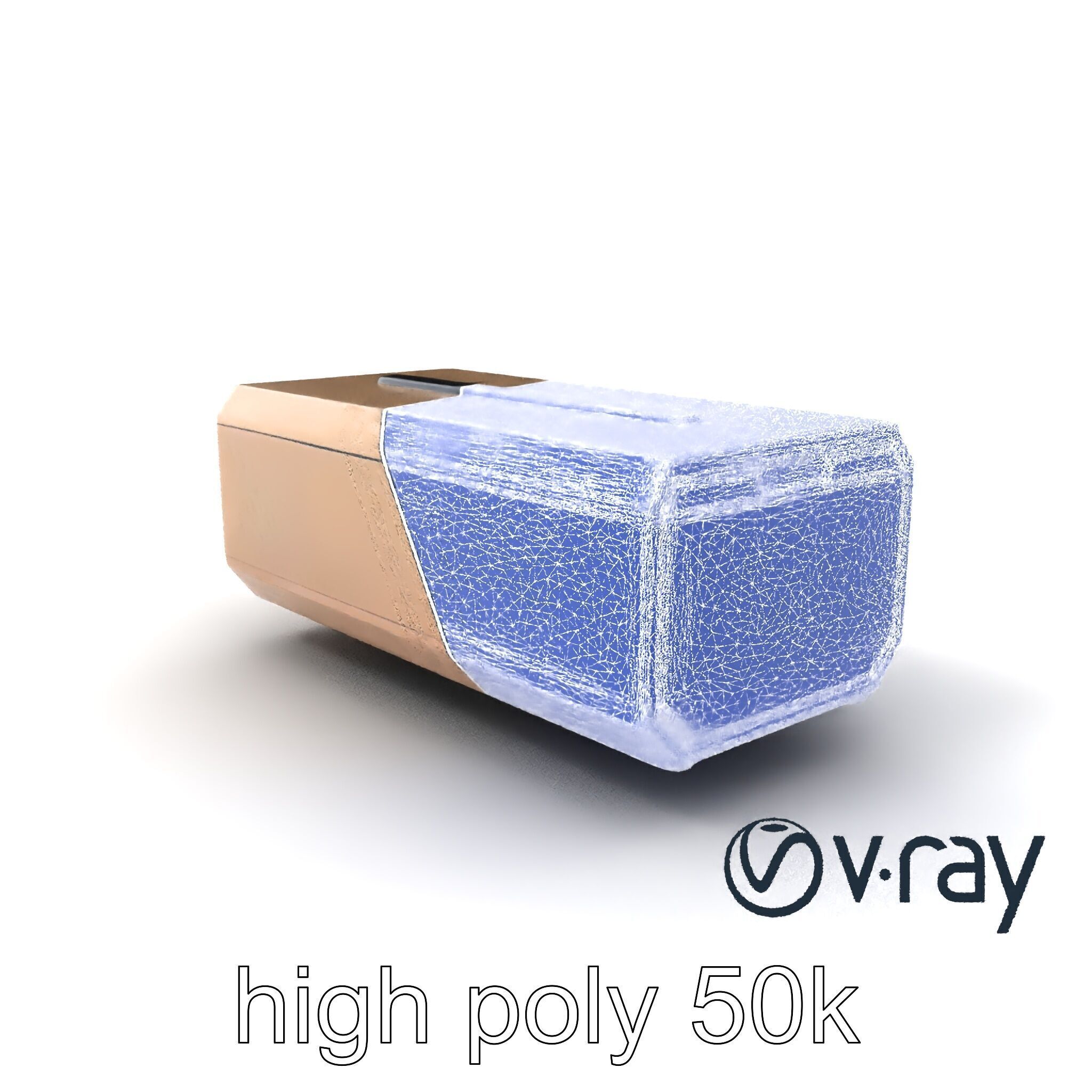 Futuristic Storage Box Sleek Design model pack Low-poly 3D model_1