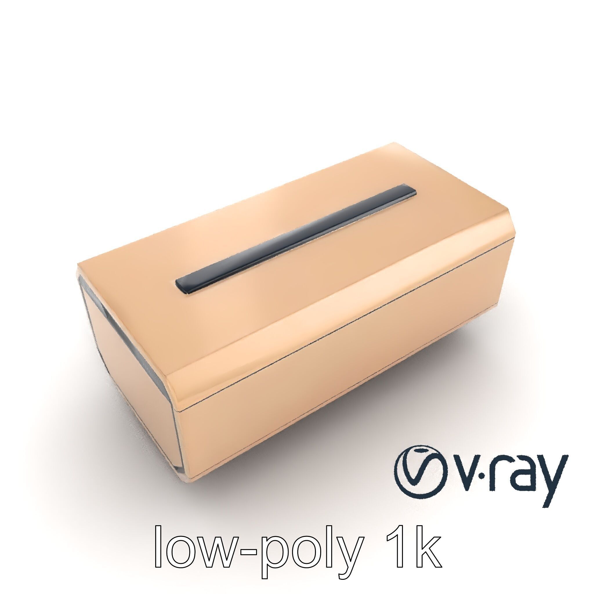 Futuristic Storage Box Sleek Design model pack Low-poly 3D model_16