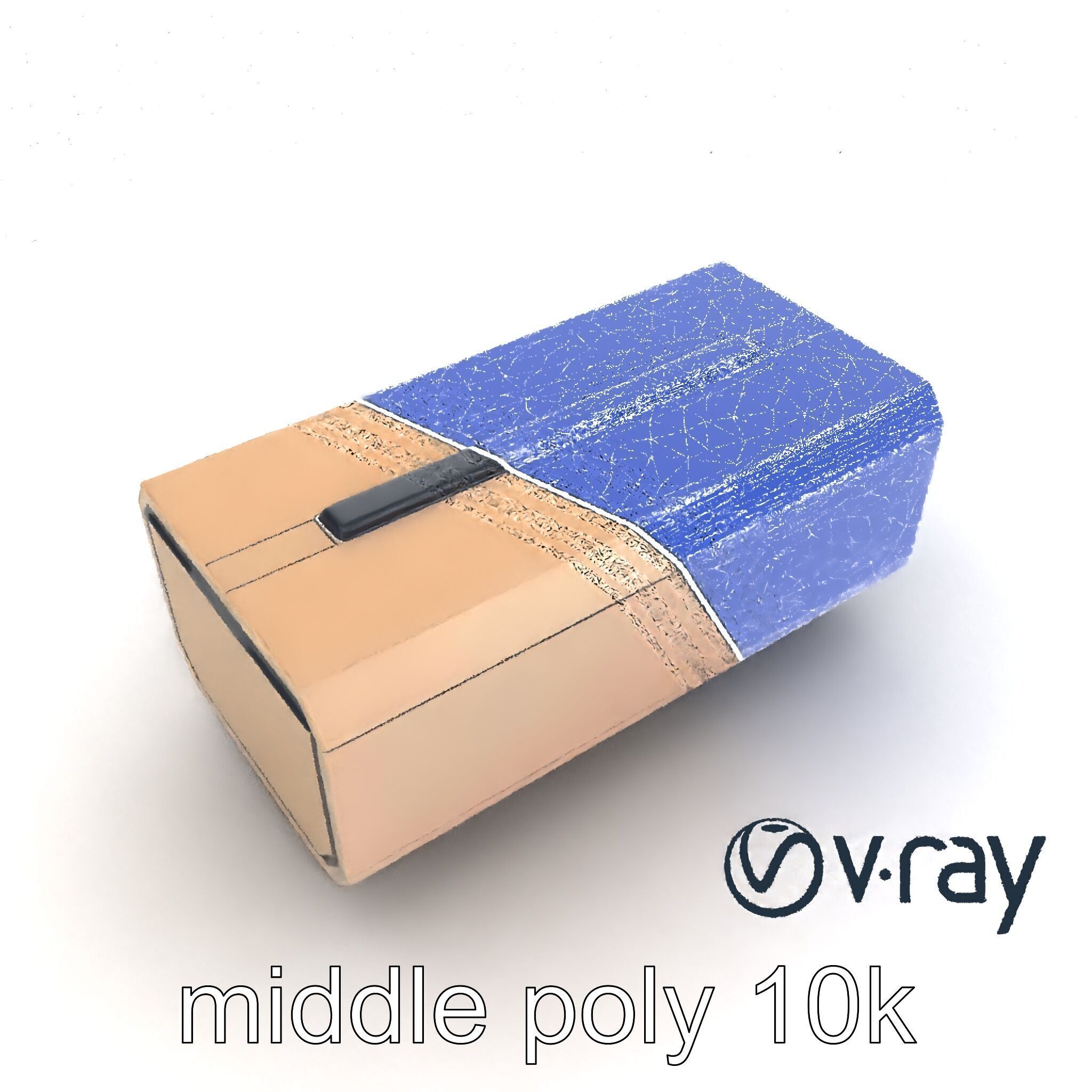 Futuristic Storage Box Sleek Design model pack Low-poly 3D model_29