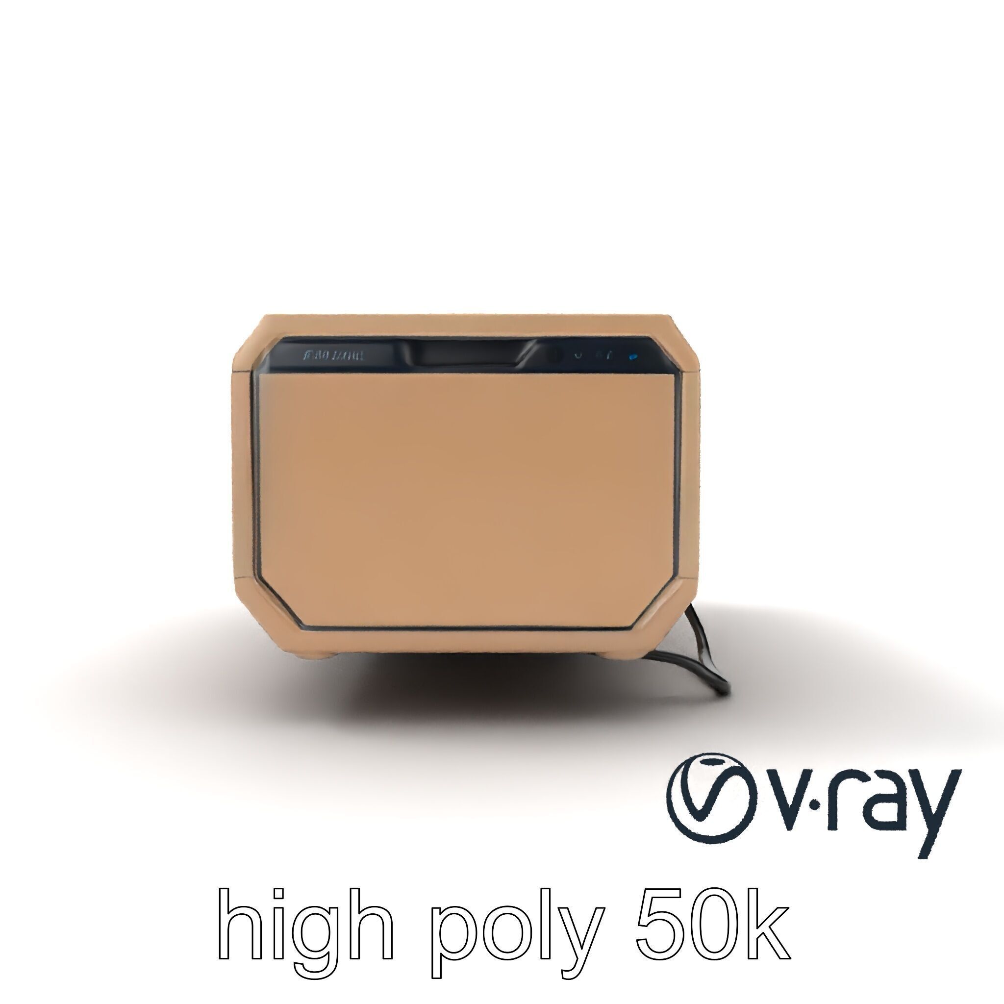 Futuristic Storage Box Sleek Design model pack Low-poly 3D model_25