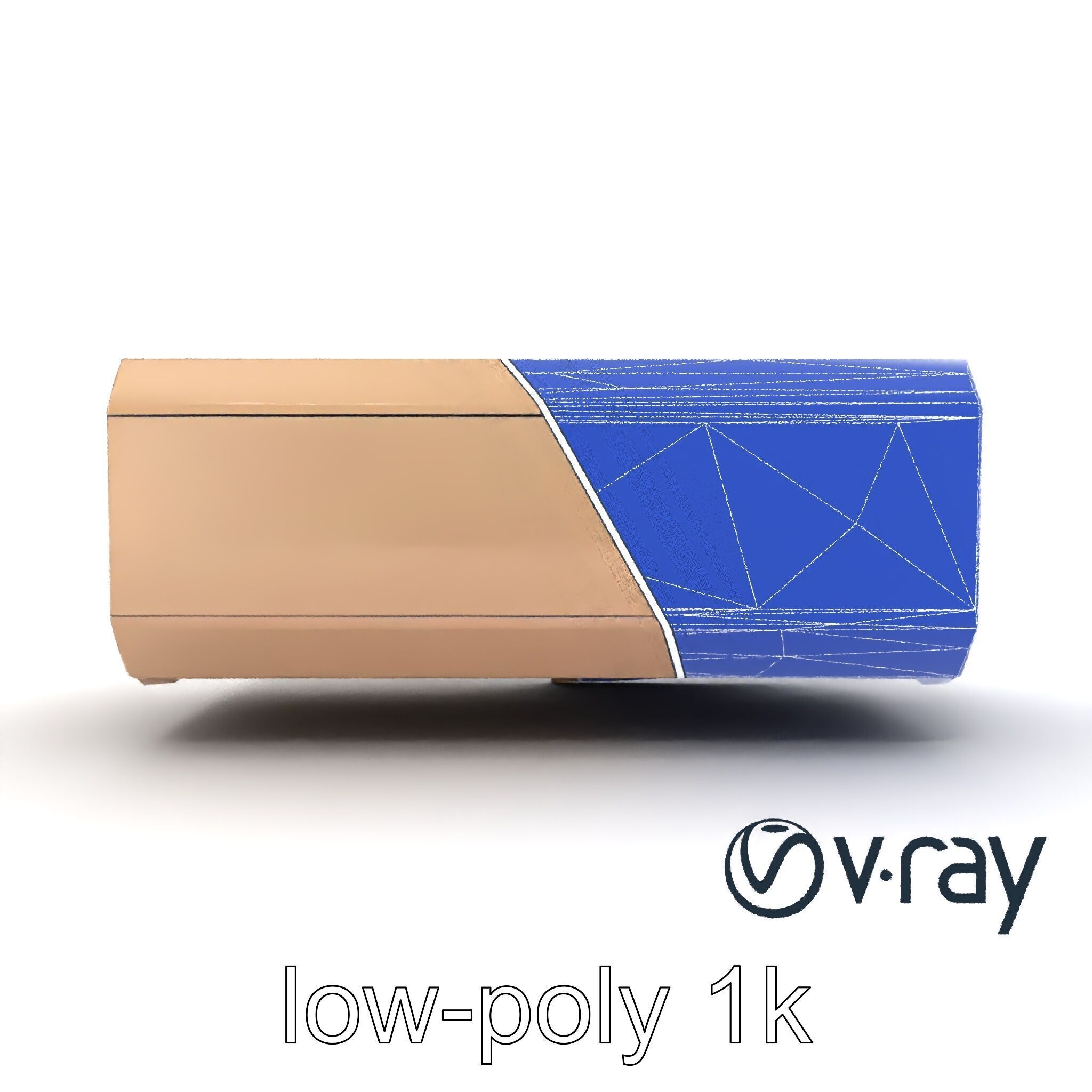 Futuristic Storage Box Sleek Design model pack Low-poly 3D model_22