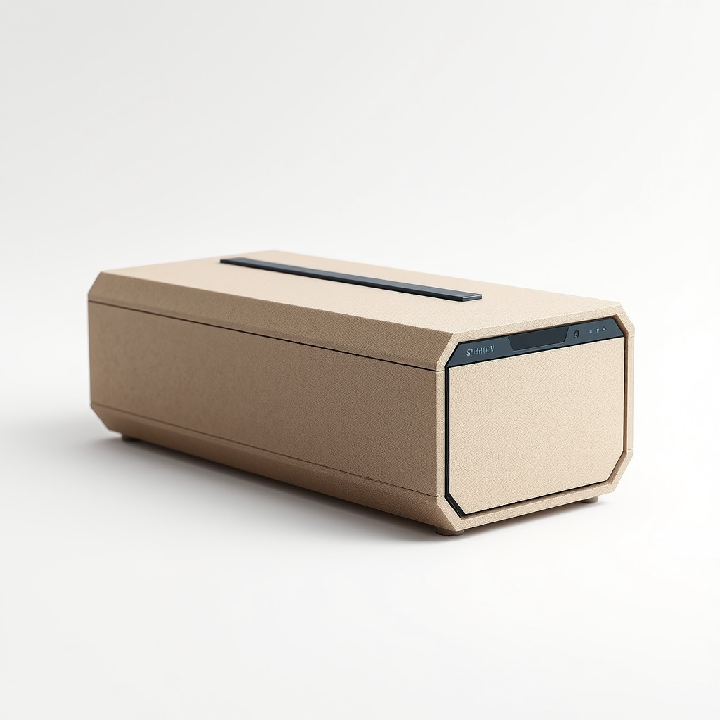 Futuristic Storage Box Sleek Design model pack Low-poly 3D model_3