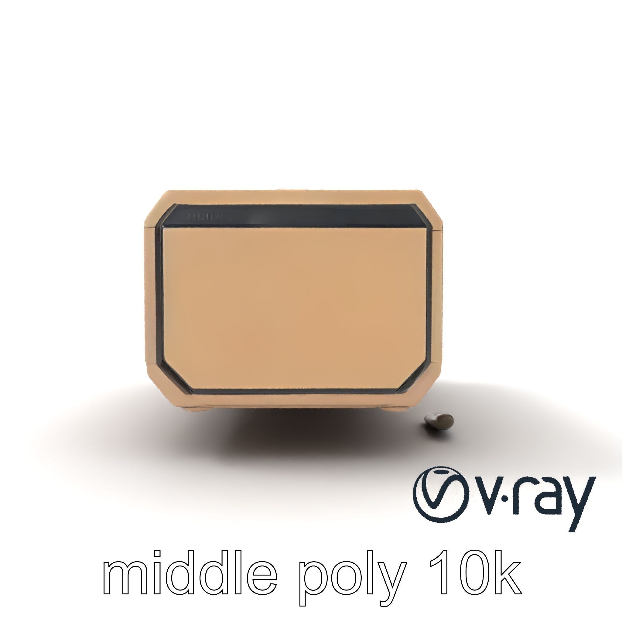 Futuristic Storage Box Sleek Design model pack Low-poly 3D model_10