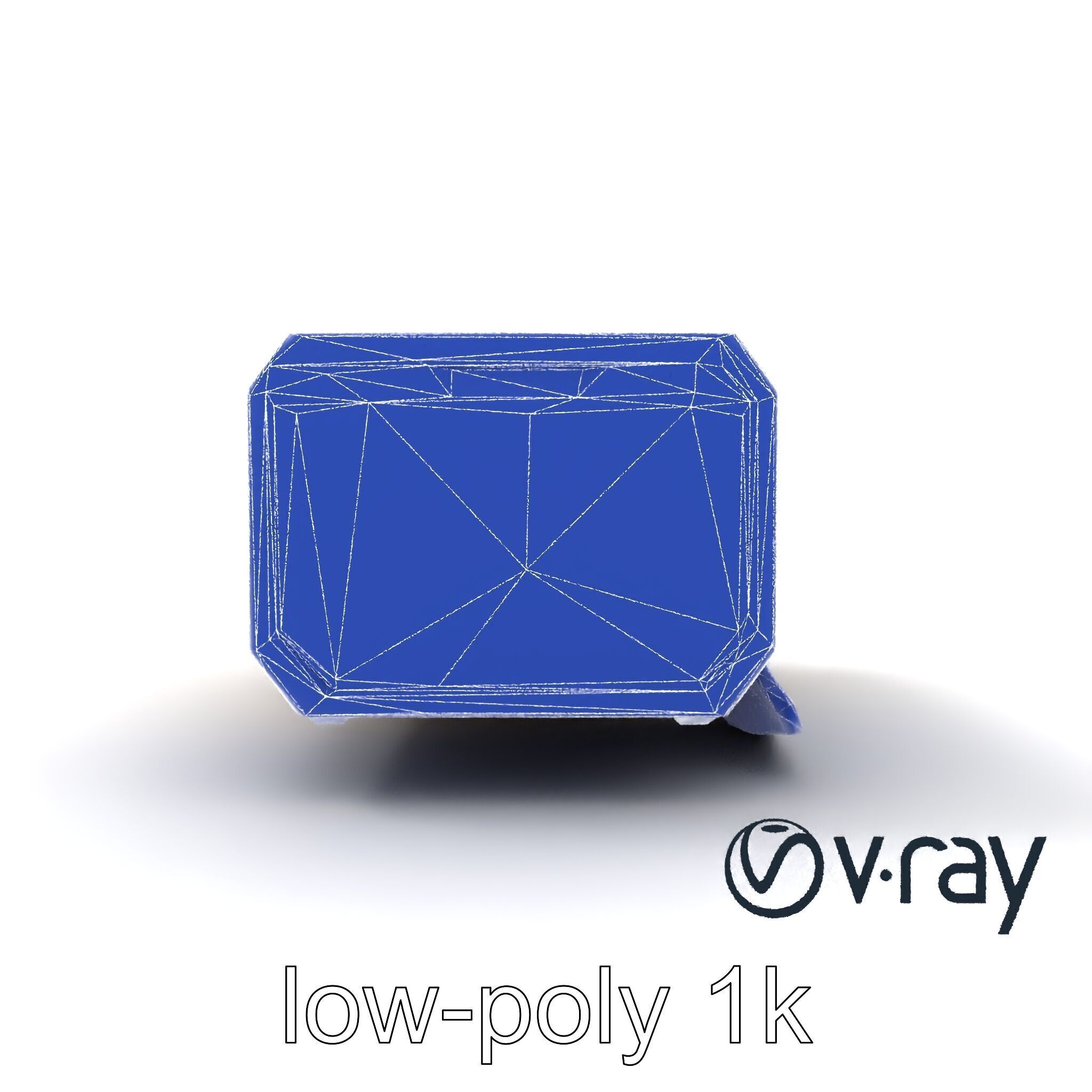 Futuristic Storage Box Sleek Design model pack Low-poly 3D model_18