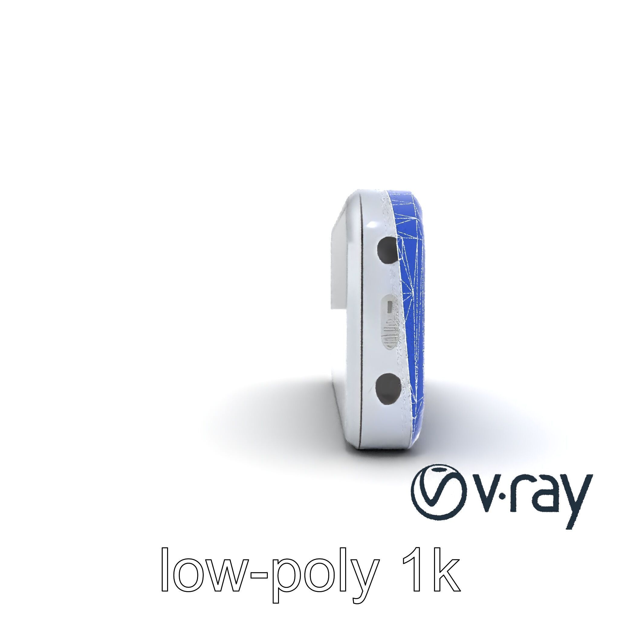 Futuristic Wall Module with Panoramic Displays model pack Low-poly 3D model_22