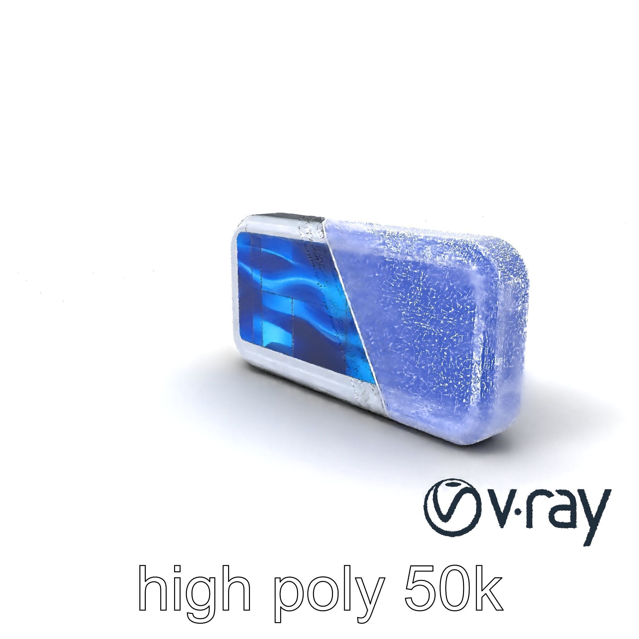 Futuristic Wall Module with Panoramic Displays model pack Low-poly 3D model_1