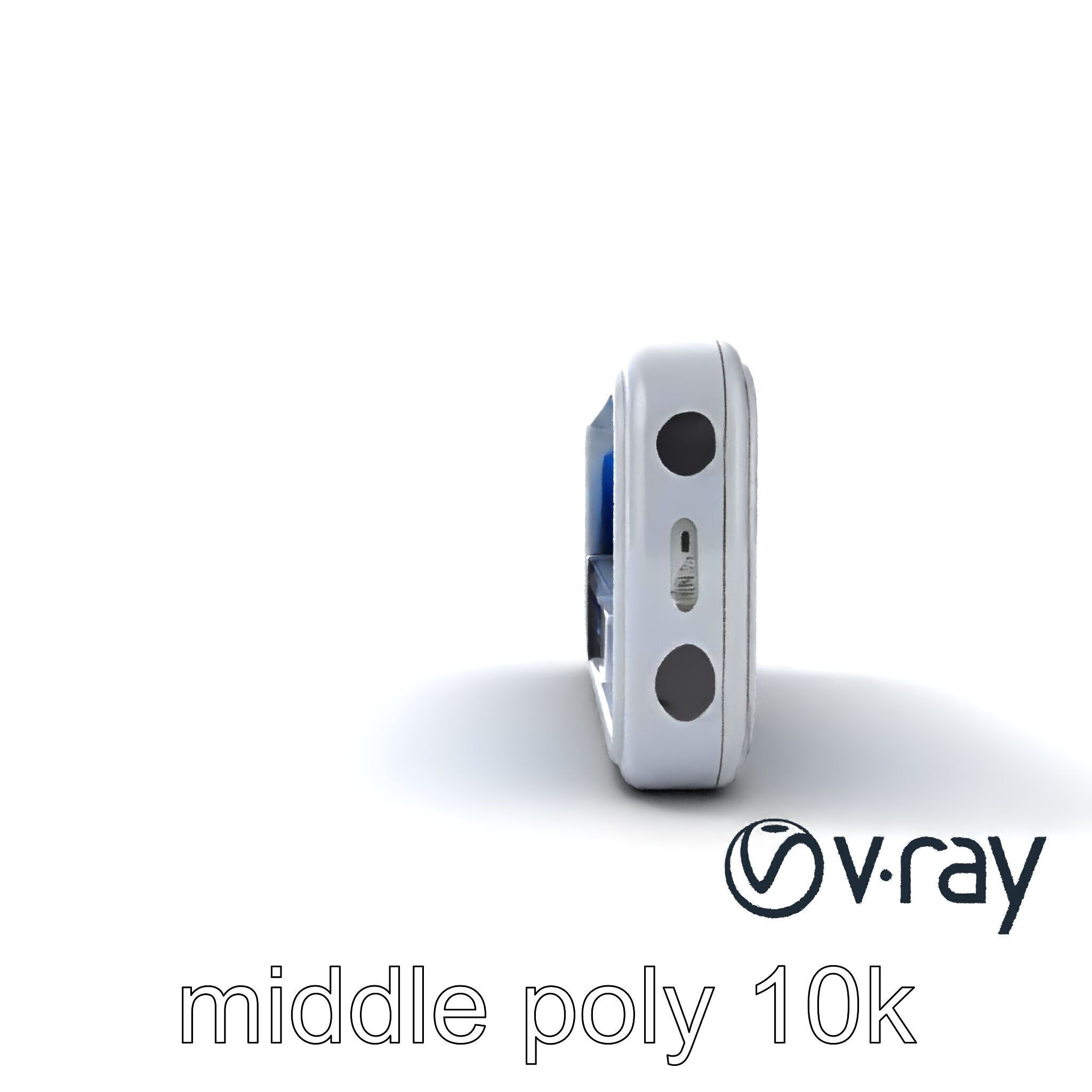 Futuristic Wall Module with Panoramic Displays model pack Low-poly 3D model_15