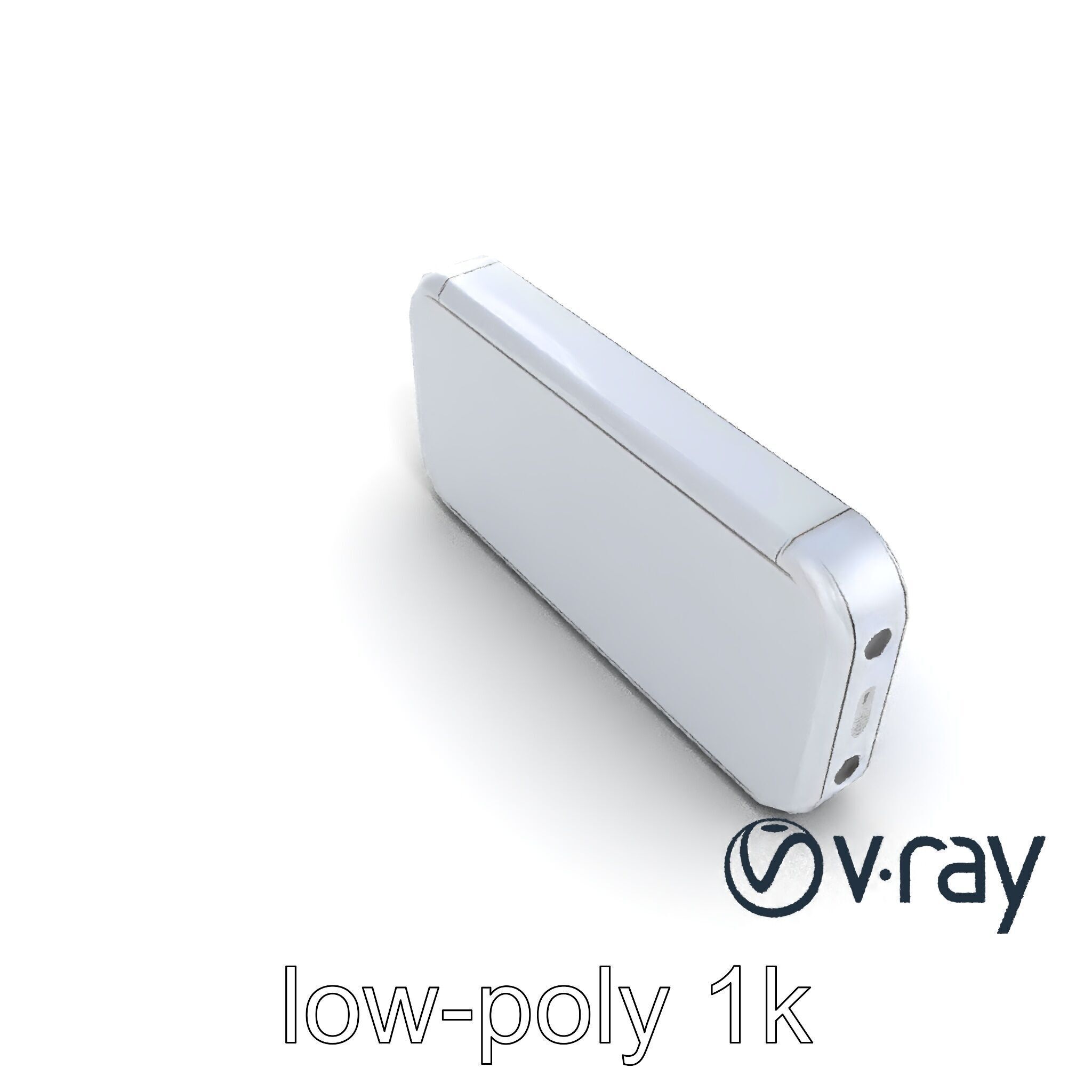 Futuristic Wall Module with Panoramic Displays model pack Low-poly 3D model_26