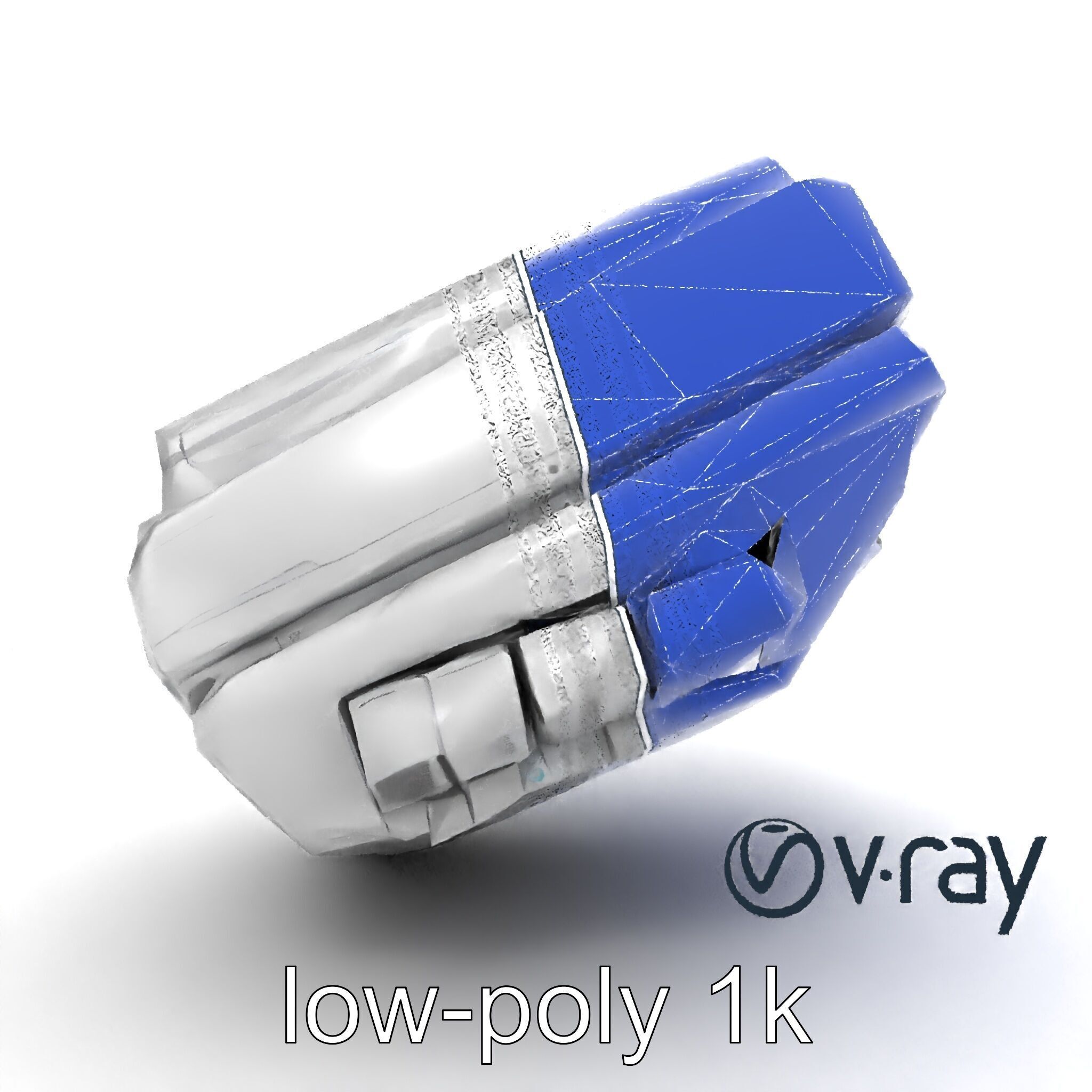 Futuristic Modular Ceiling Detail model pack Low-poly 3D model_21