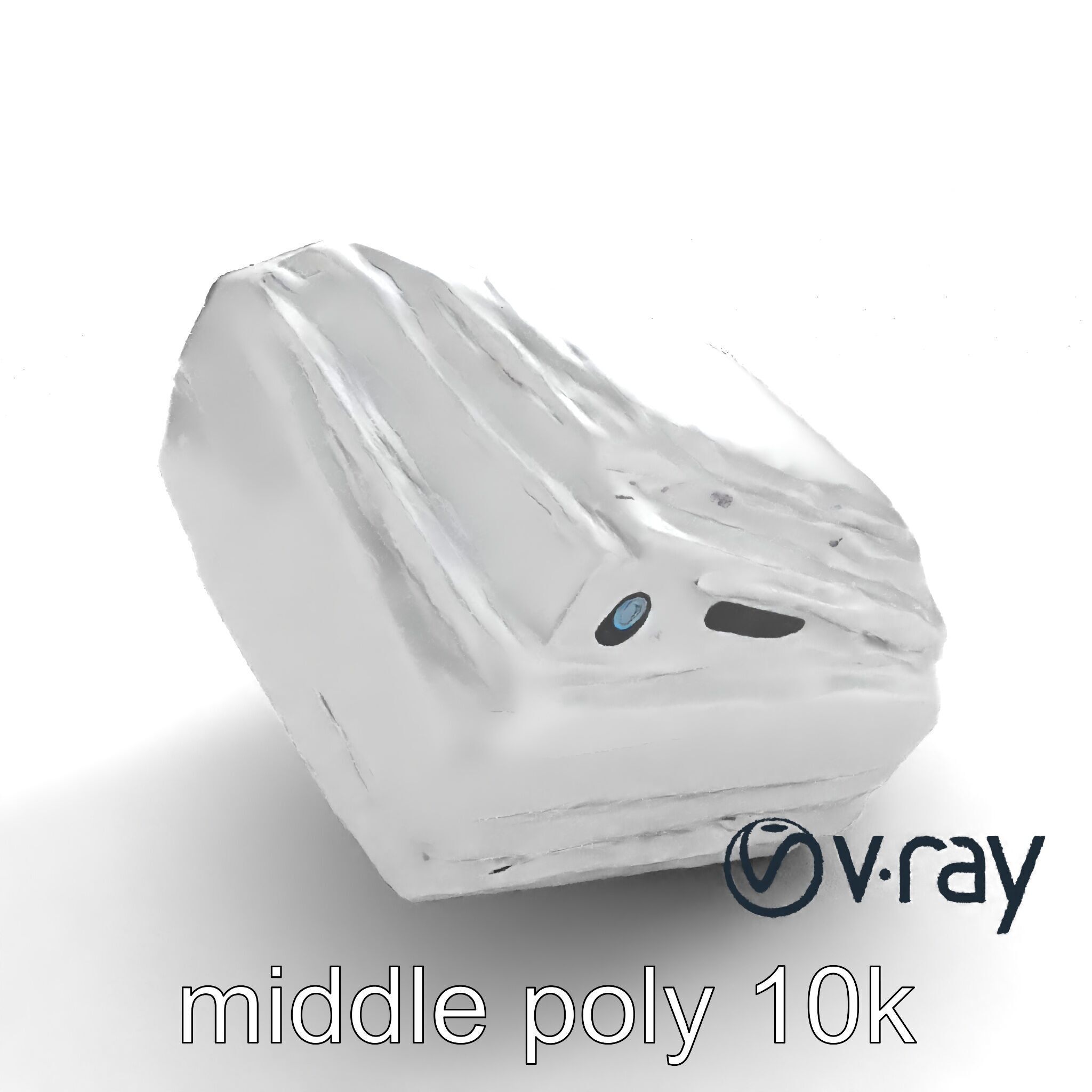 Futuristic Modular Ceiling Detail model pack Low-poly 3D model_8