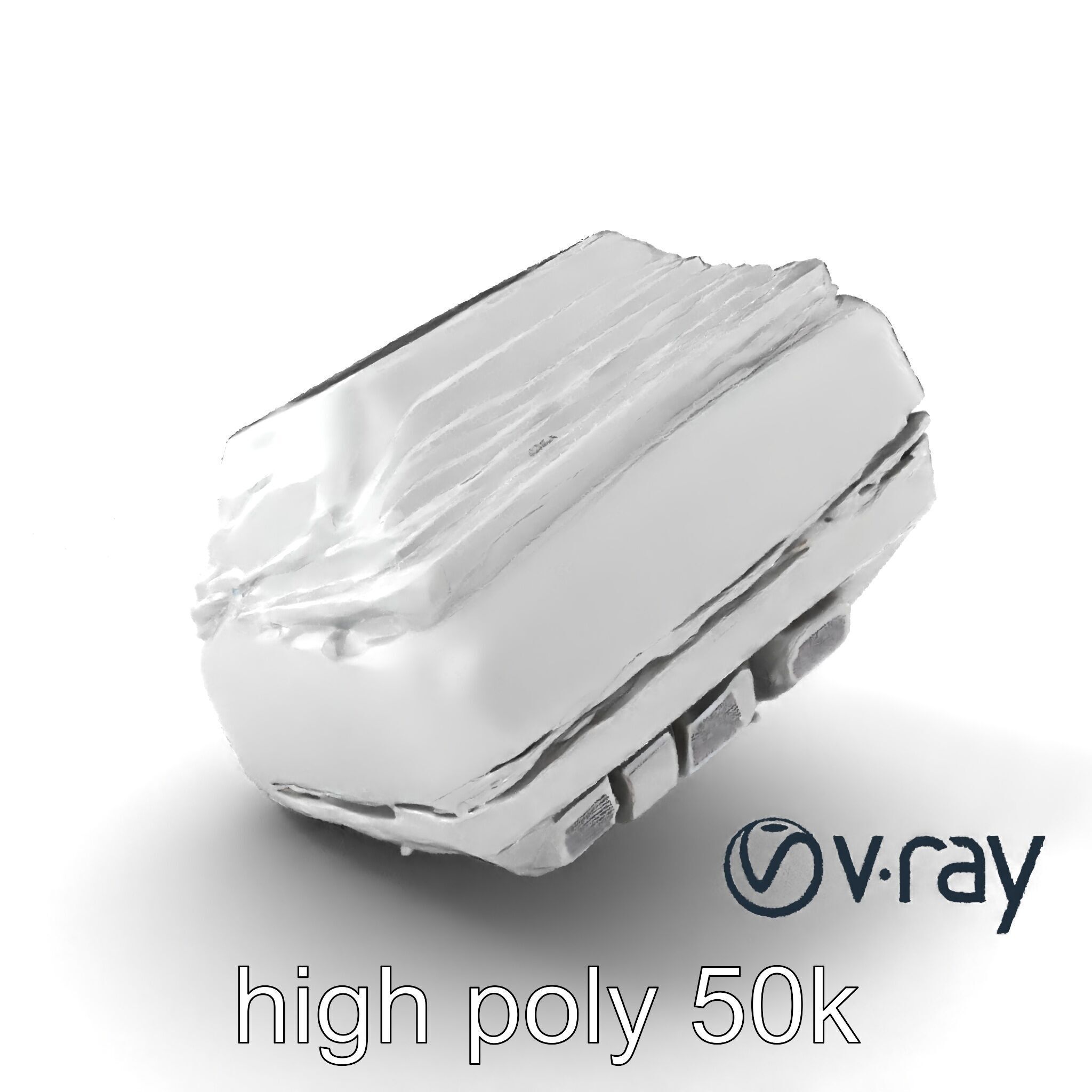 Futuristic Modular Ceiling Detail model pack Low-poly 3D model_2