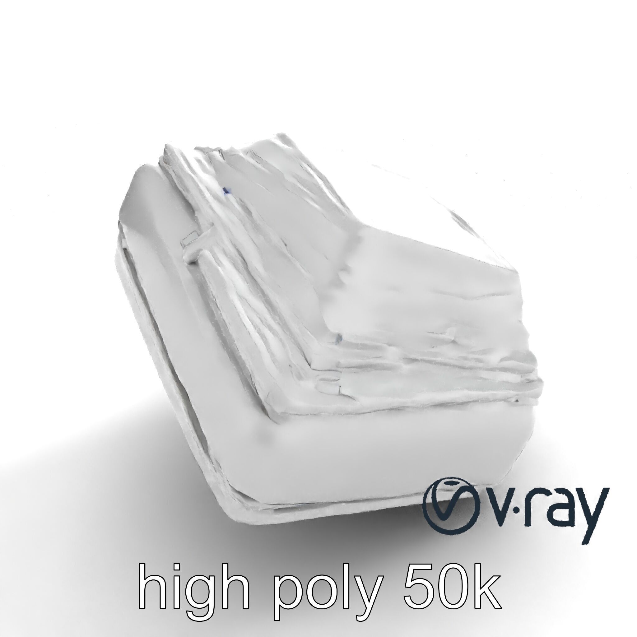 Futuristic Modular Ceiling Detail model pack Low-poly 3D model_15