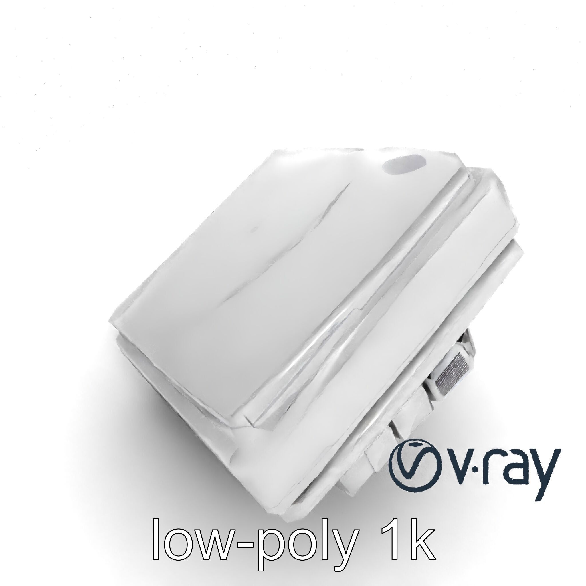 Futuristic Modular Ceiling Detail model pack Low-poly 3D model_22