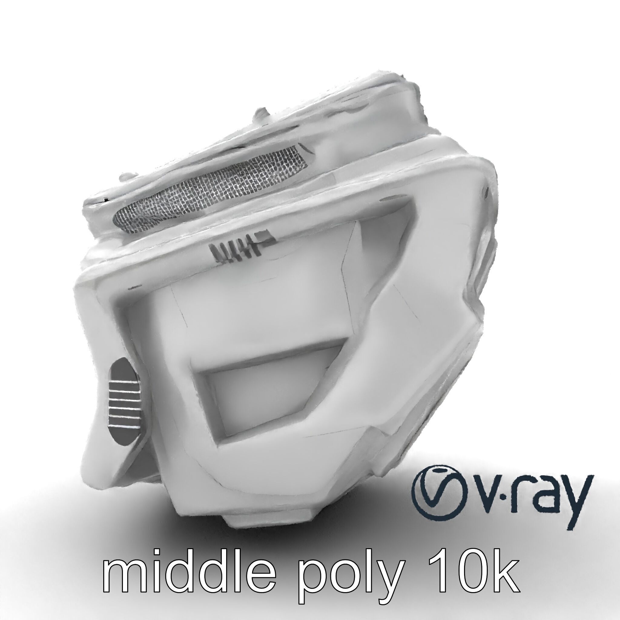 Futuristic Modular Ceiling Detail model pack Low-poly 3D model_25