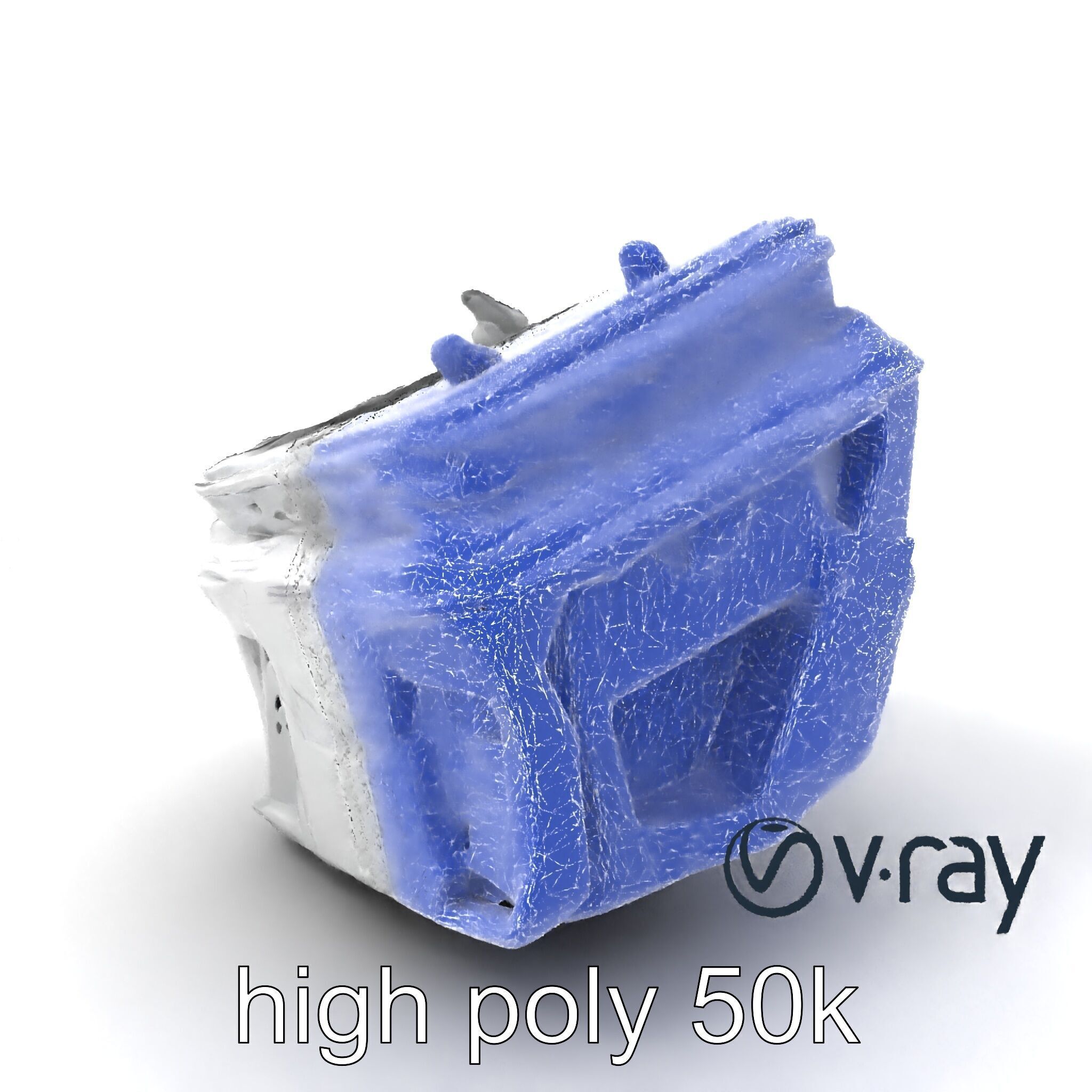 Futuristic Modular Ceiling Detail model pack Low-poly 3D model_10