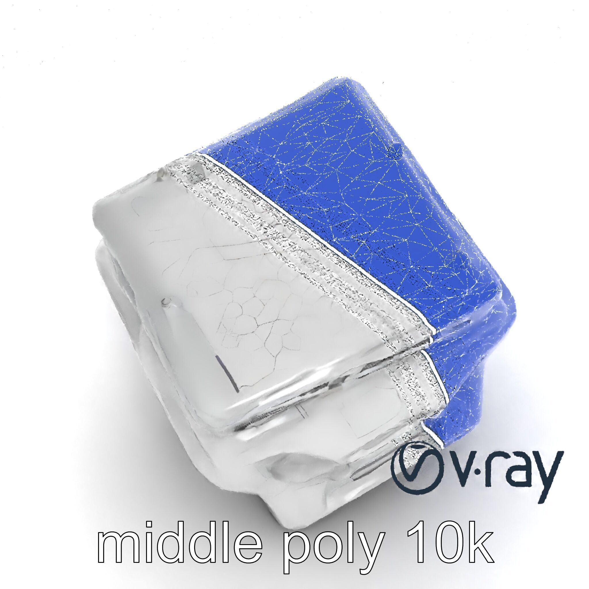 Futuristic Modular Ceiling Detail model pack Low-poly 3D model_32