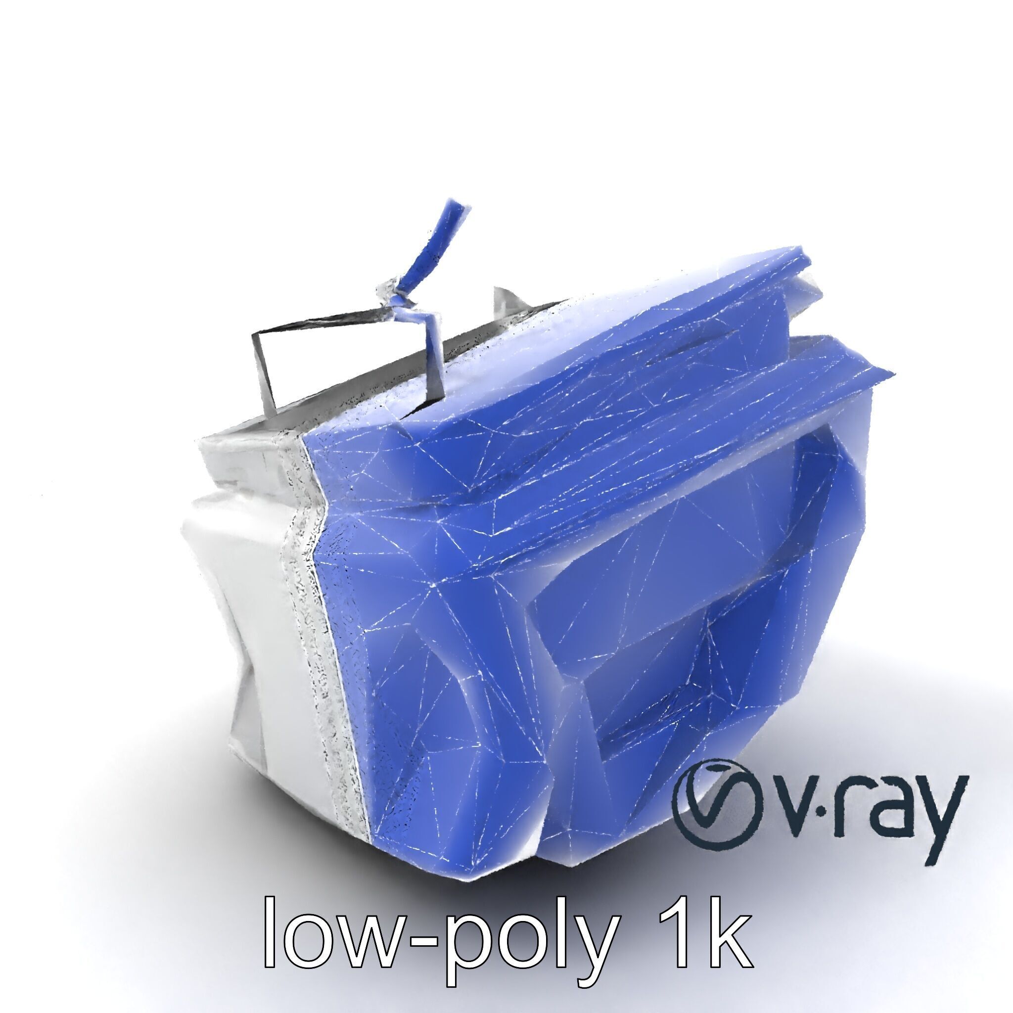 Futuristic Modular Ceiling Detail model pack Low-poly 3D model_7