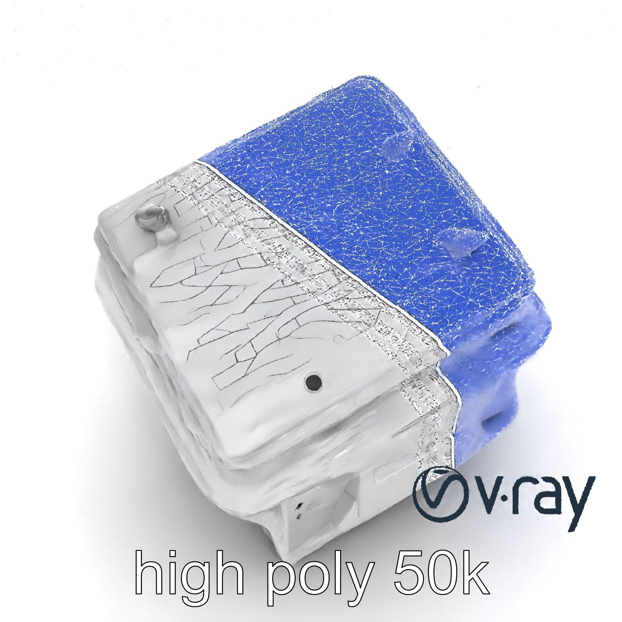 Futuristic Modular Ceiling Detail model pack Low-poly 3D model_14