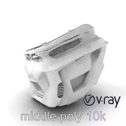 Futuristic Modular Ceiling Detail model pack Low-poly 3D model