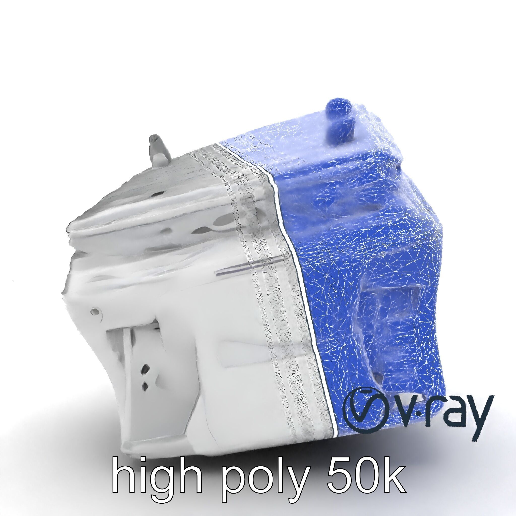 Futuristic Modular Ceiling Detail model pack Low-poly 3D model_28