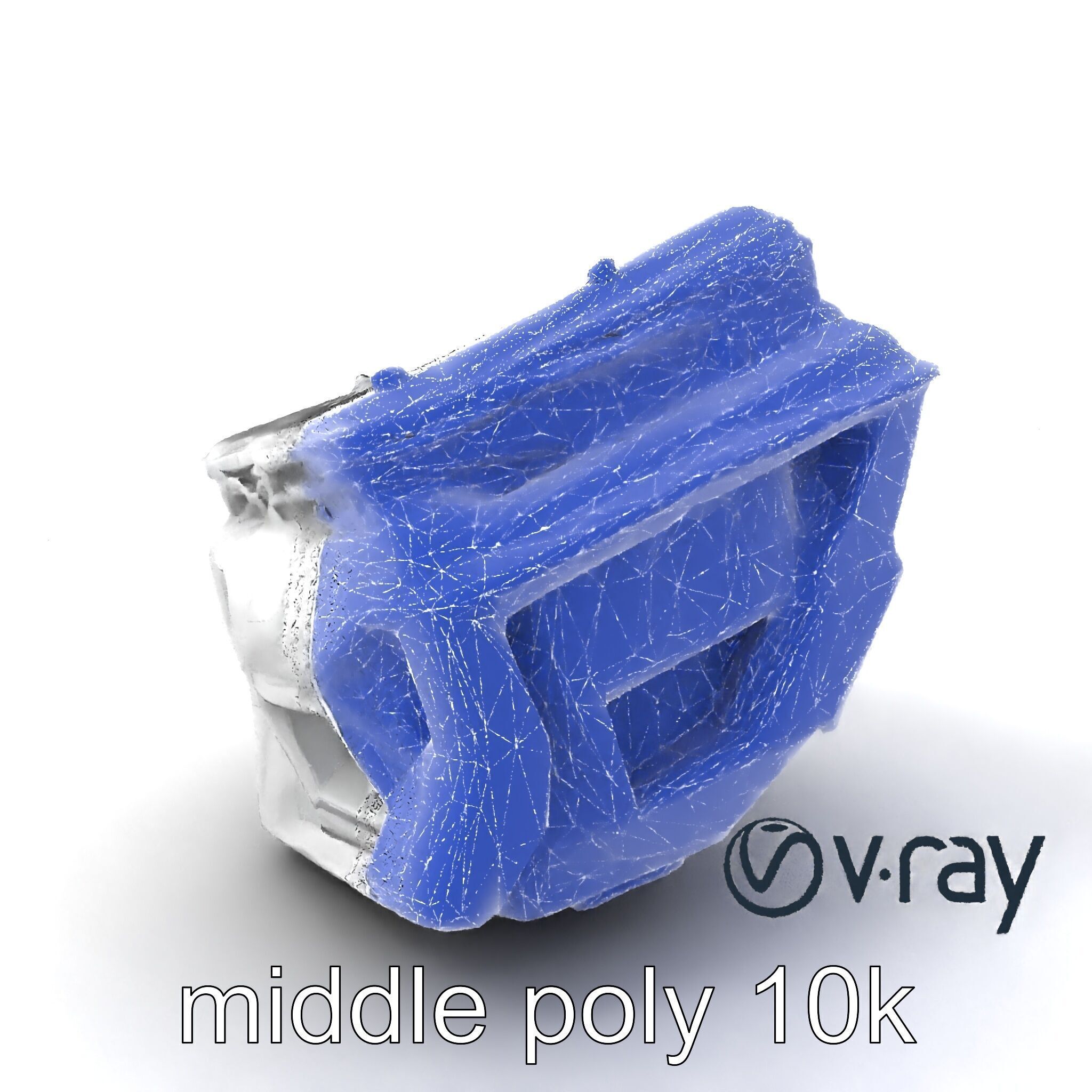 Futuristic Modular Ceiling Detail model pack Low-poly 3D model_6