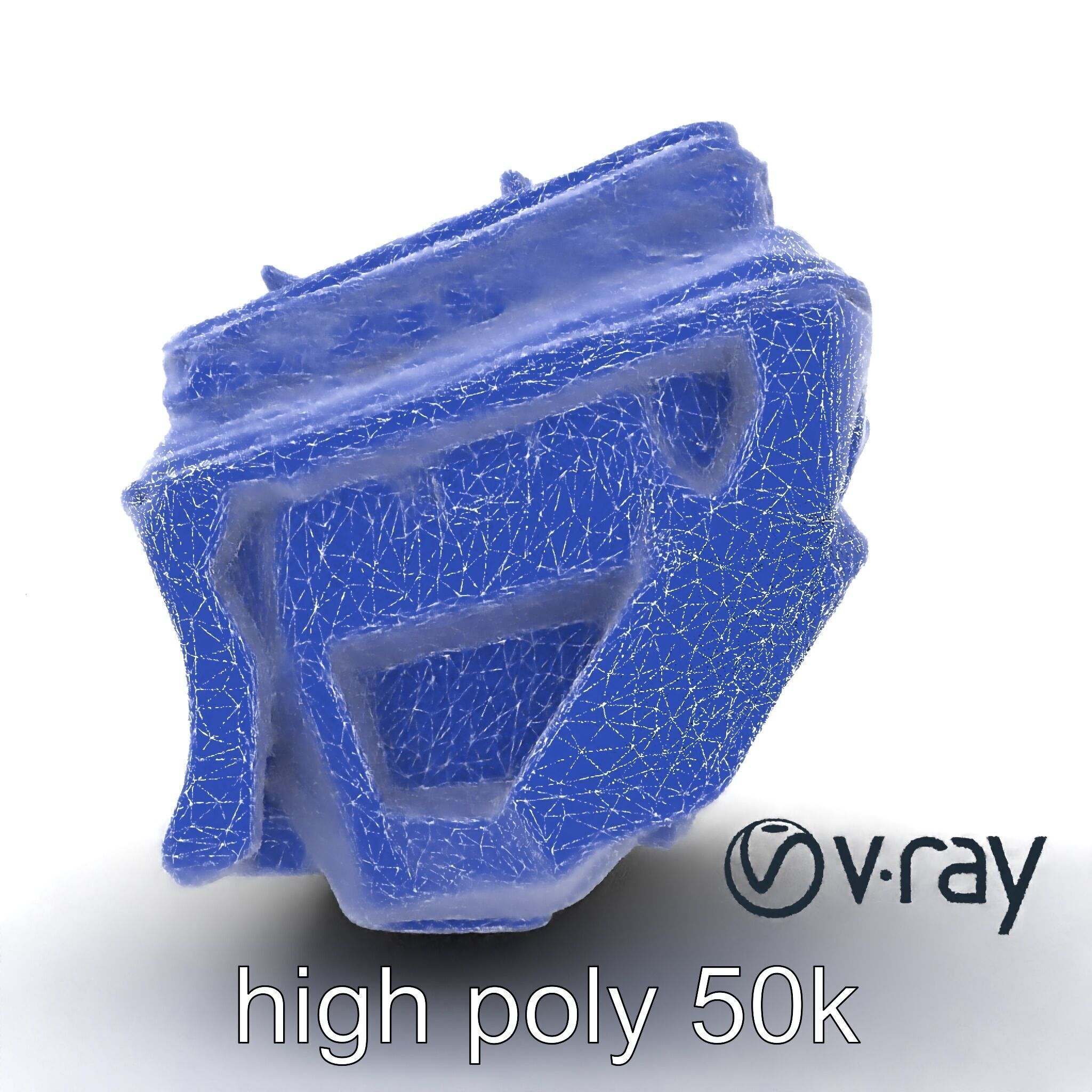 Futuristic Modular Ceiling Detail model pack Low-poly 3D model_20