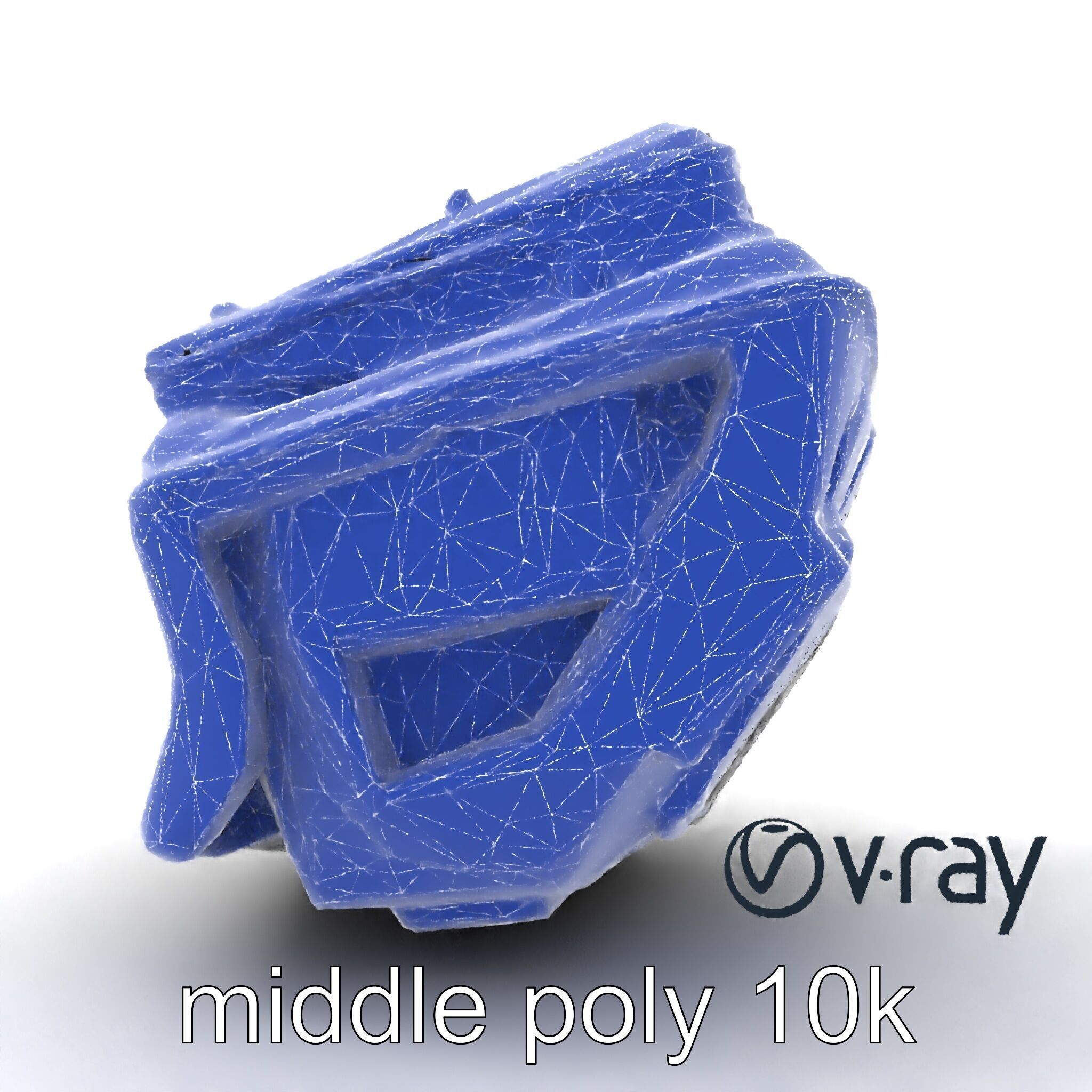 Futuristic Modular Ceiling Detail model pack Low-poly 3D model_19