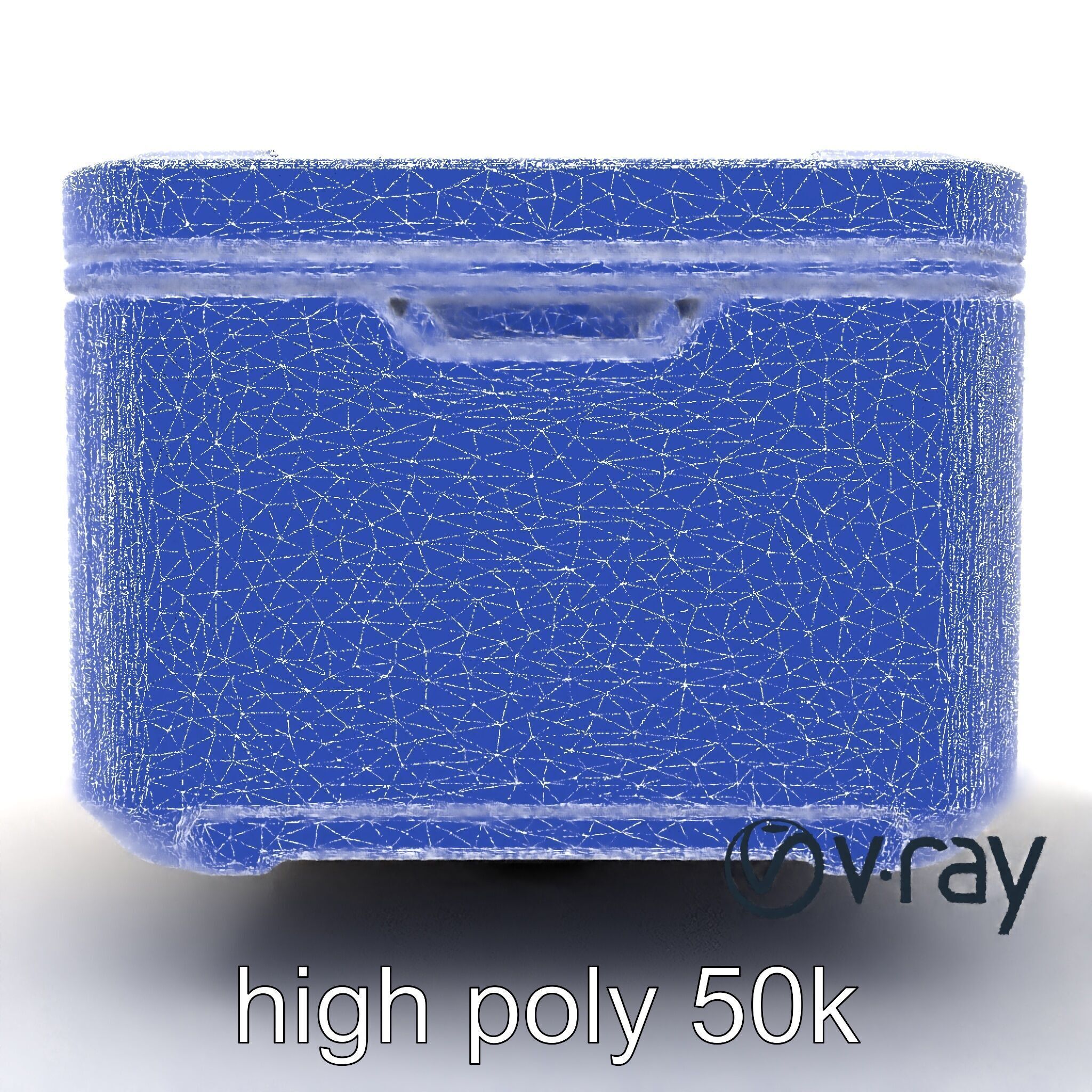 Futuristic Storage Box Sleek Design model pack Low-poly 3D model_16