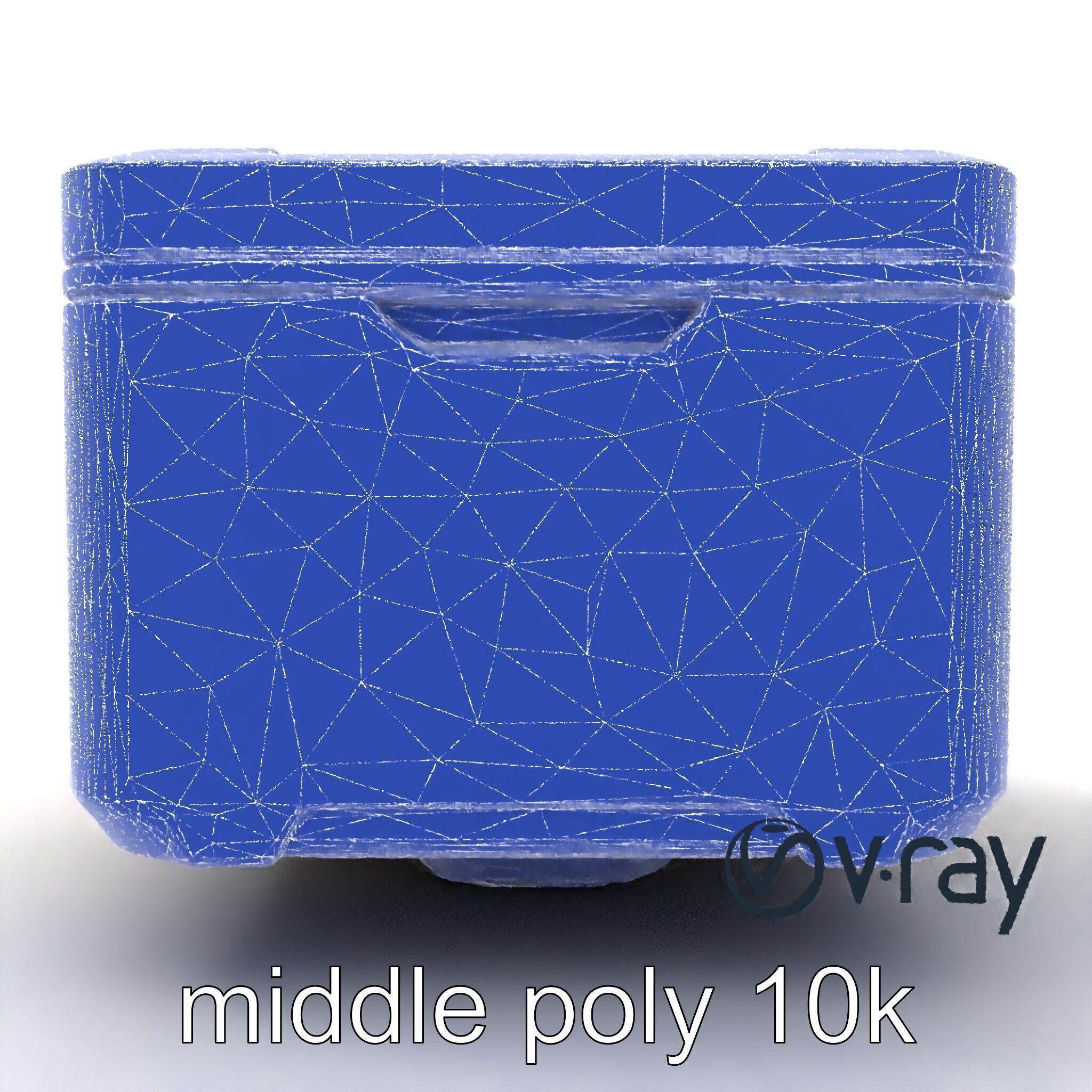 Futuristic Storage Box Sleek Design model pack Low-poly 3D model_32
