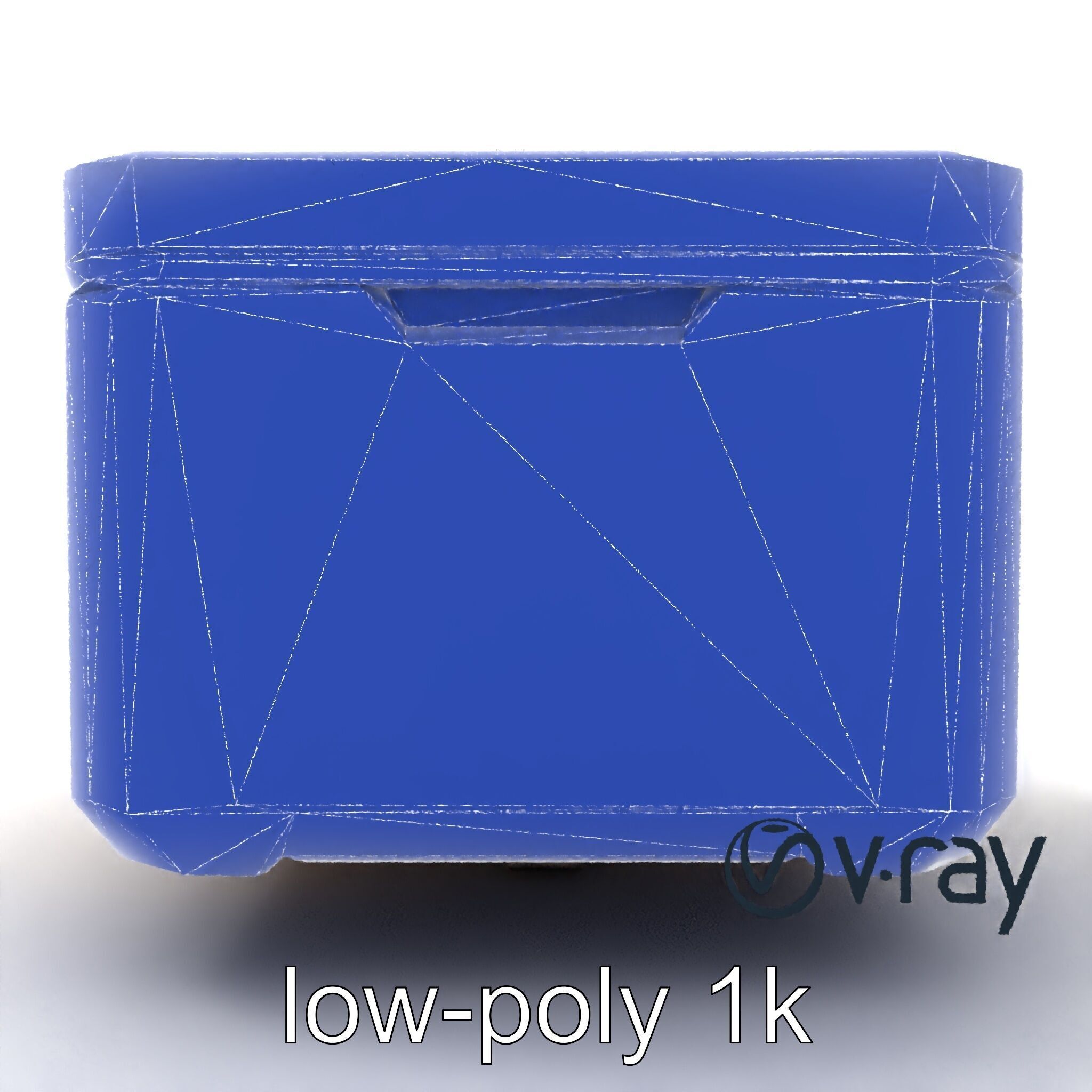 Futuristic Storage Box Sleek Design model pack Low-poly 3D model_17