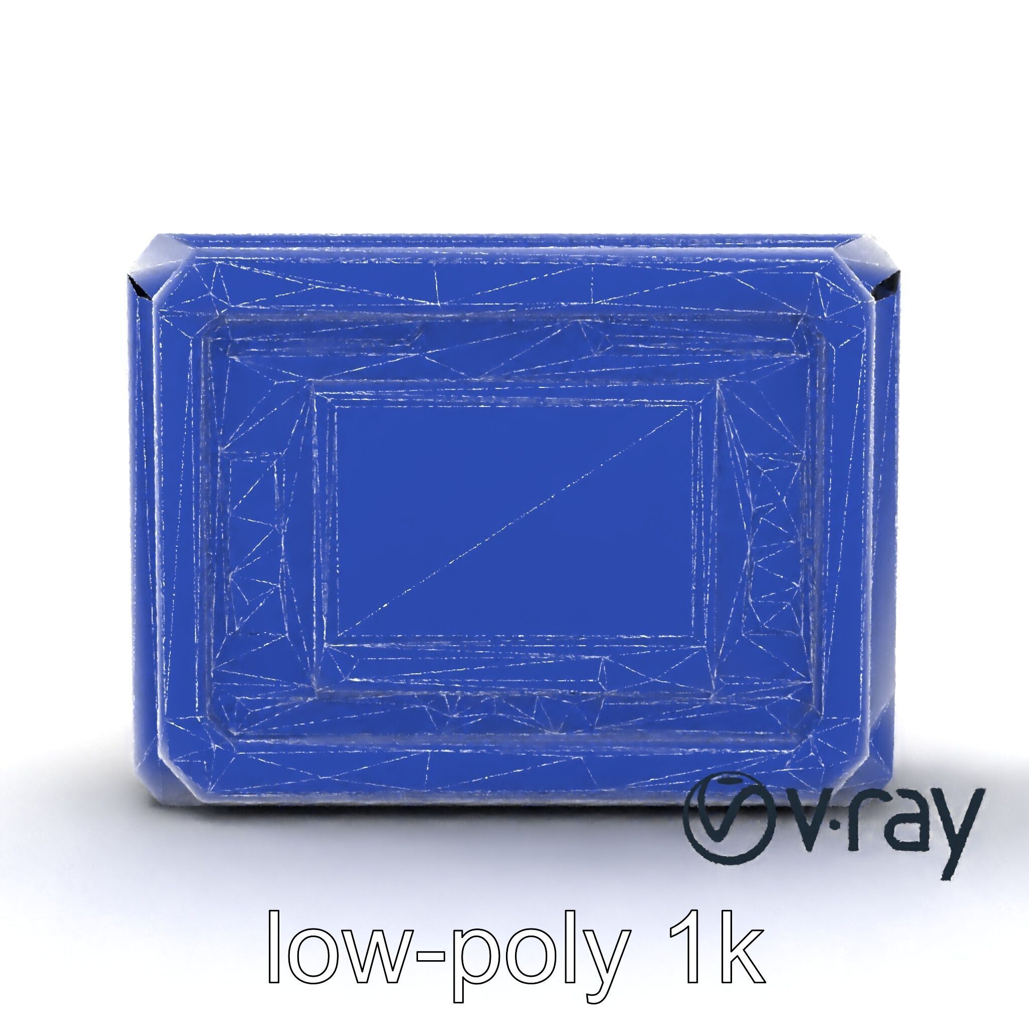 Futuristic Wall Frame with Modular Ports model pack Low-poly 3D model_30