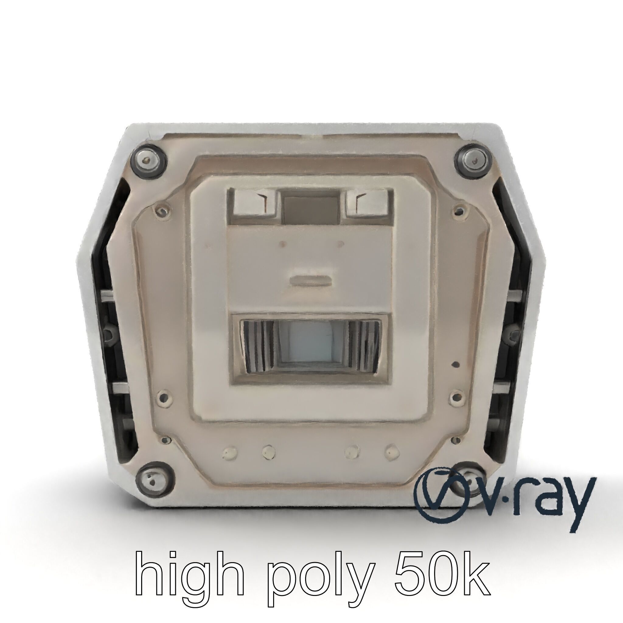 Futuristic Modular Ceiling Panel model pack Low-poly 3D model_25