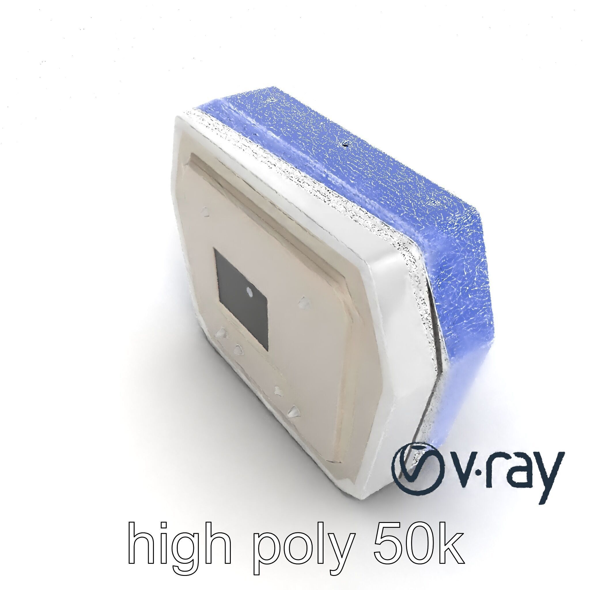 Futuristic Modular Ceiling Panel model pack Low-poly 3D model_14