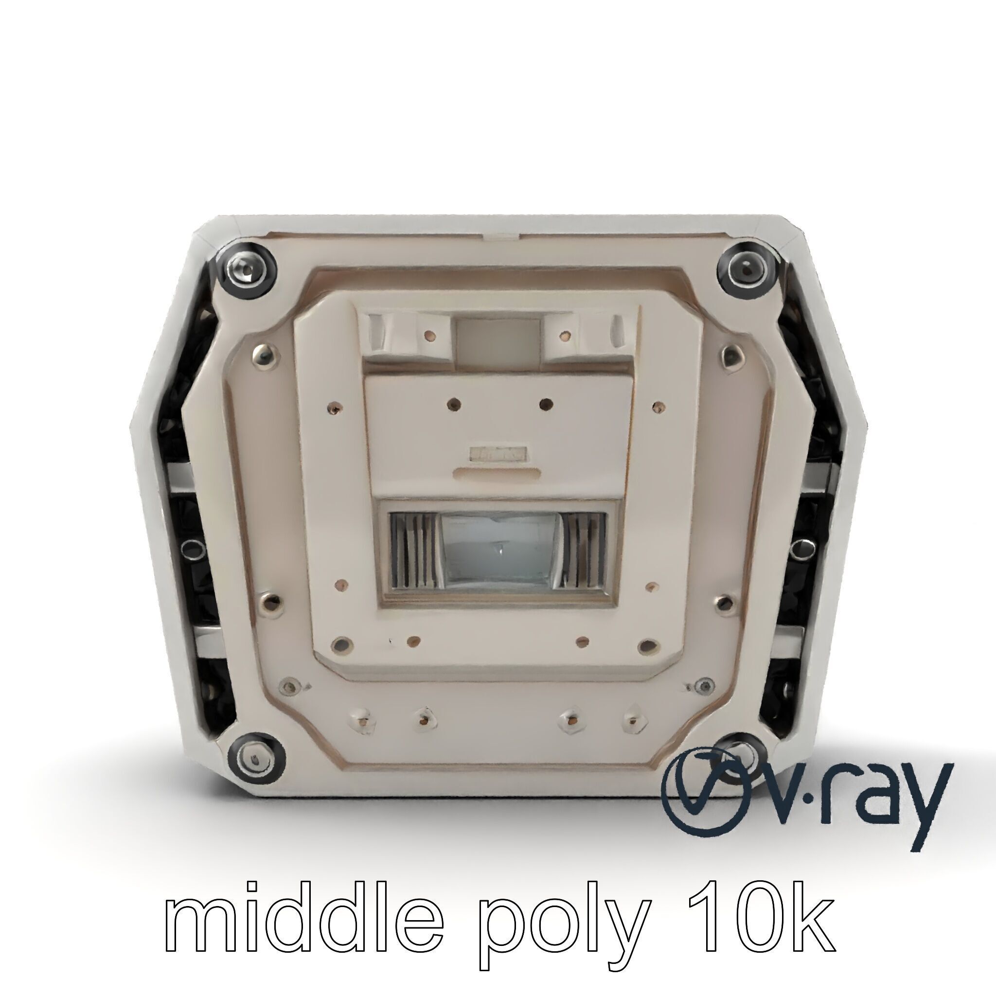 Futuristic Modular Ceiling Panel model pack Low-poly 3D model_19