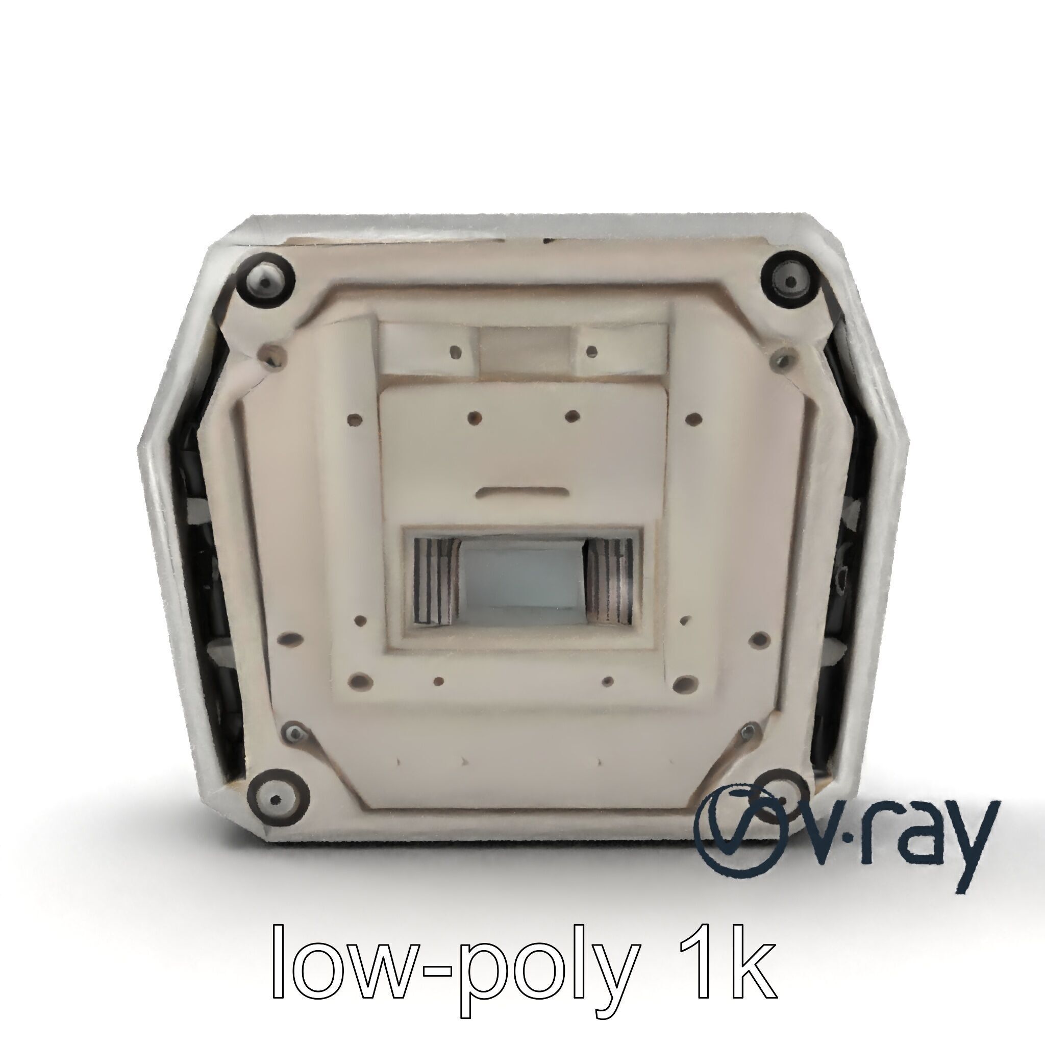 Futuristic Modular Ceiling Panel model pack Low-poly 3D model_17