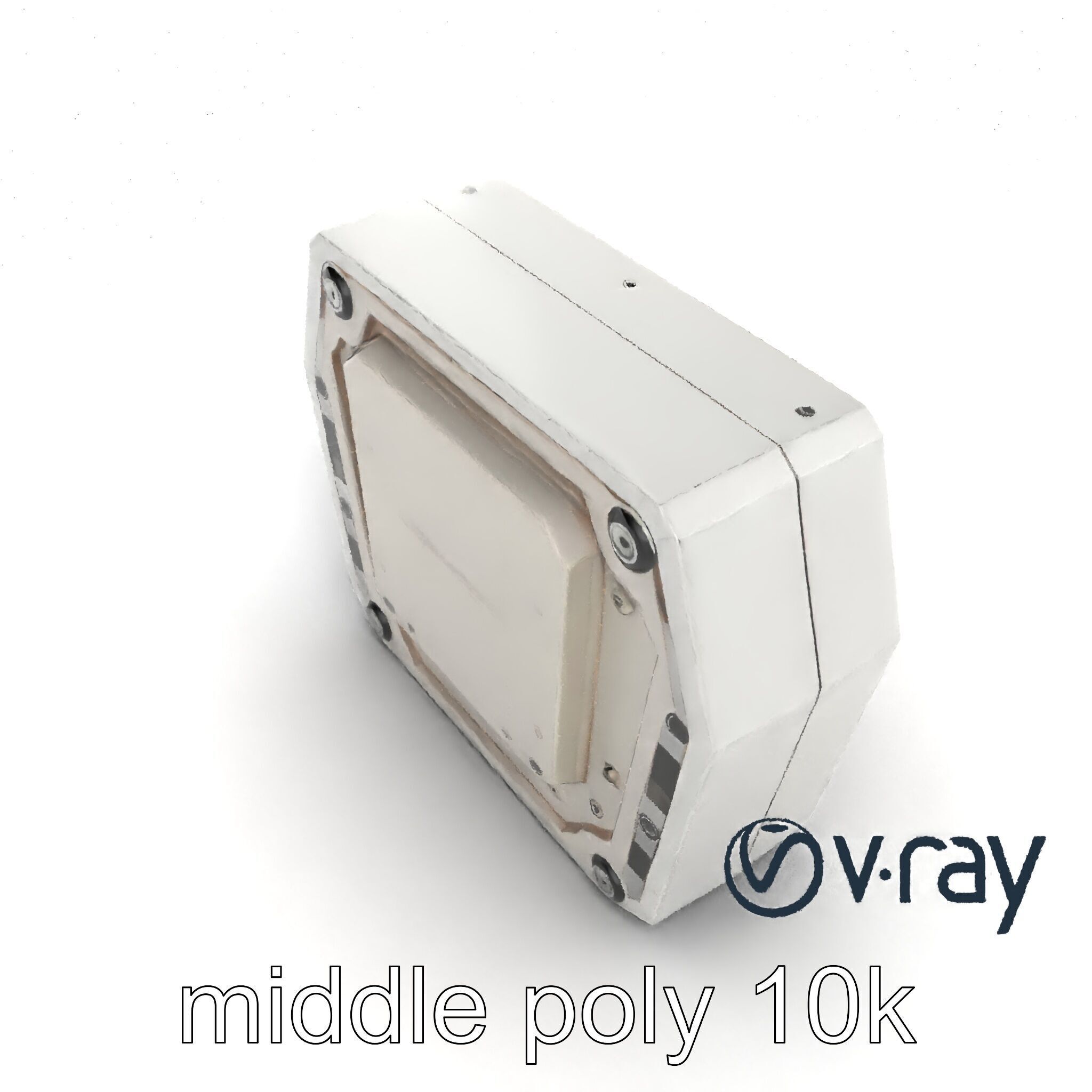 Futuristic Modular Ceiling Panel model pack Low-poly 3D model_27