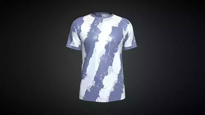 Soccer Sports Jersey Player-08 V2 In Low Poly