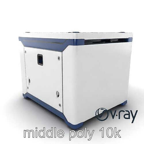 Modular Storage Box Flexible System model pack Low-poly 3D model
