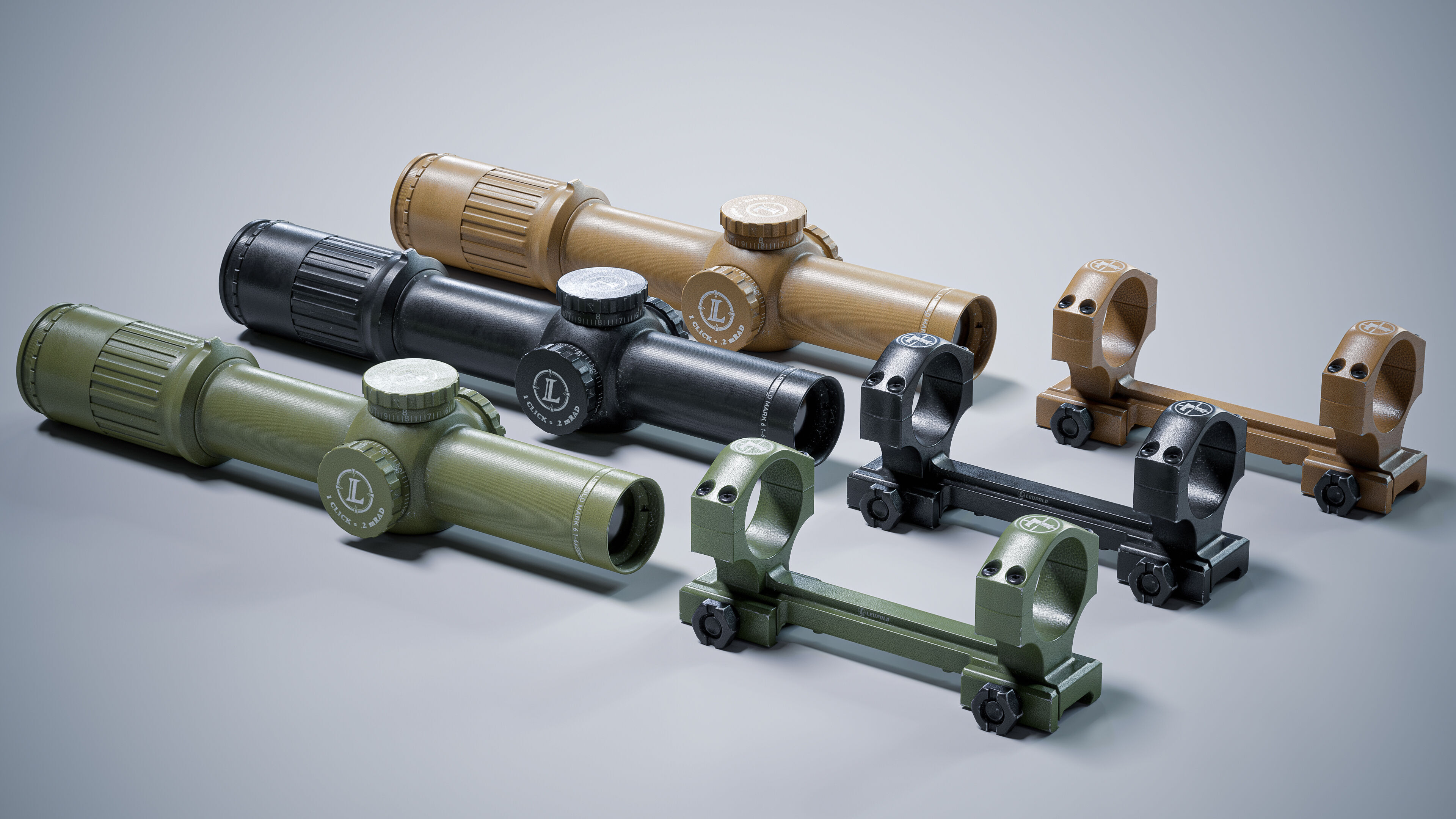 Leupold Mark-6 Scope Low-poly 3D model_5