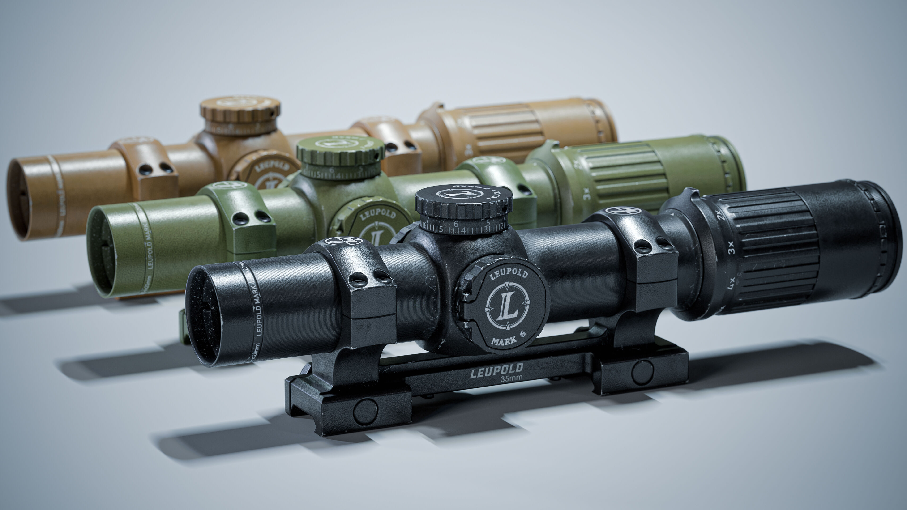 Leupold Mark-6 Scope Low-poly 3D model_3