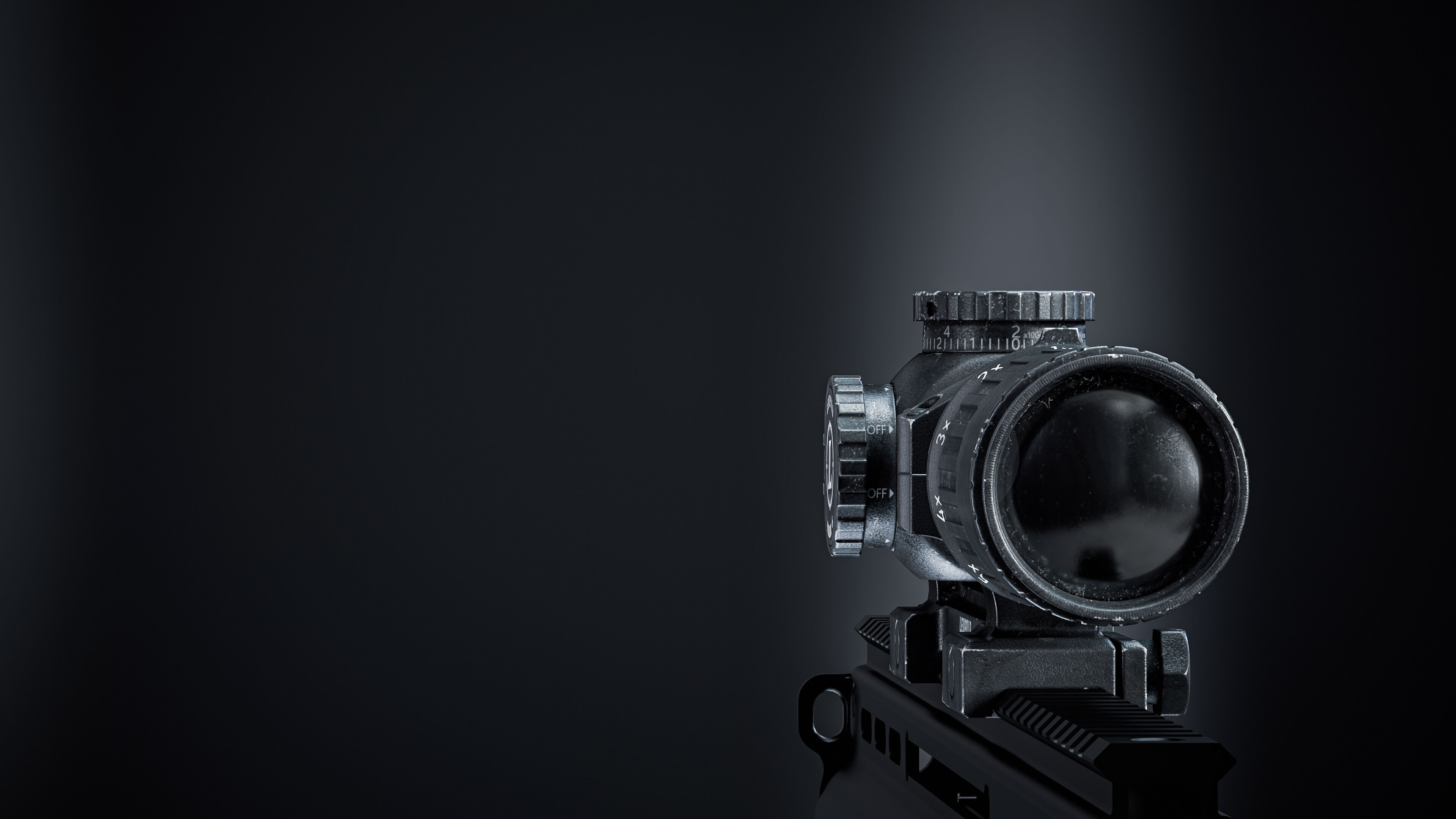 Leupold Mark-6 Scope Low-poly 3D model_6