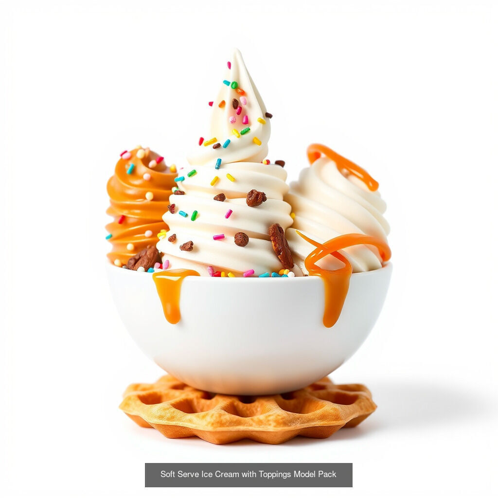Artisan Ice Cream Delights 3D Model Collection_19