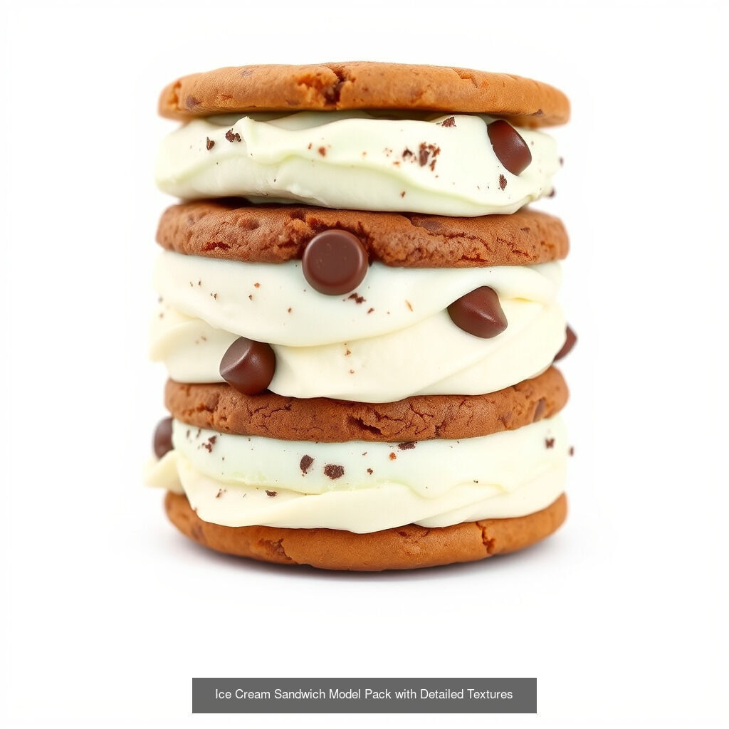 Artisan Ice Cream Delights 3D Model Collection_20