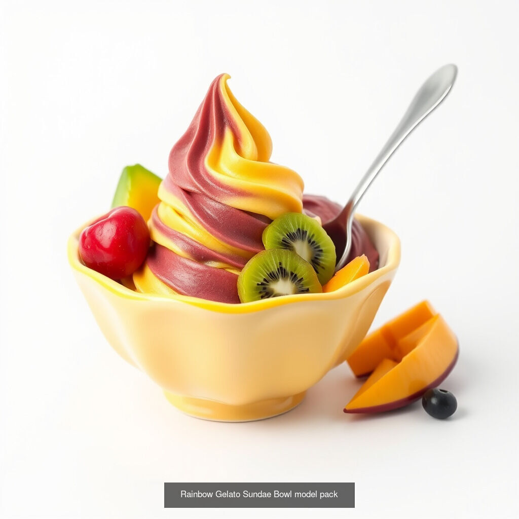 Artisan Ice Cream Delights 3D Model Collection_24