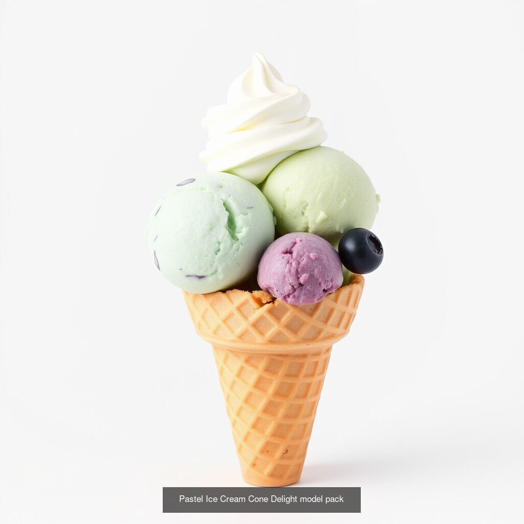 Artisan Ice Cream Delights 3D Model Collection_22