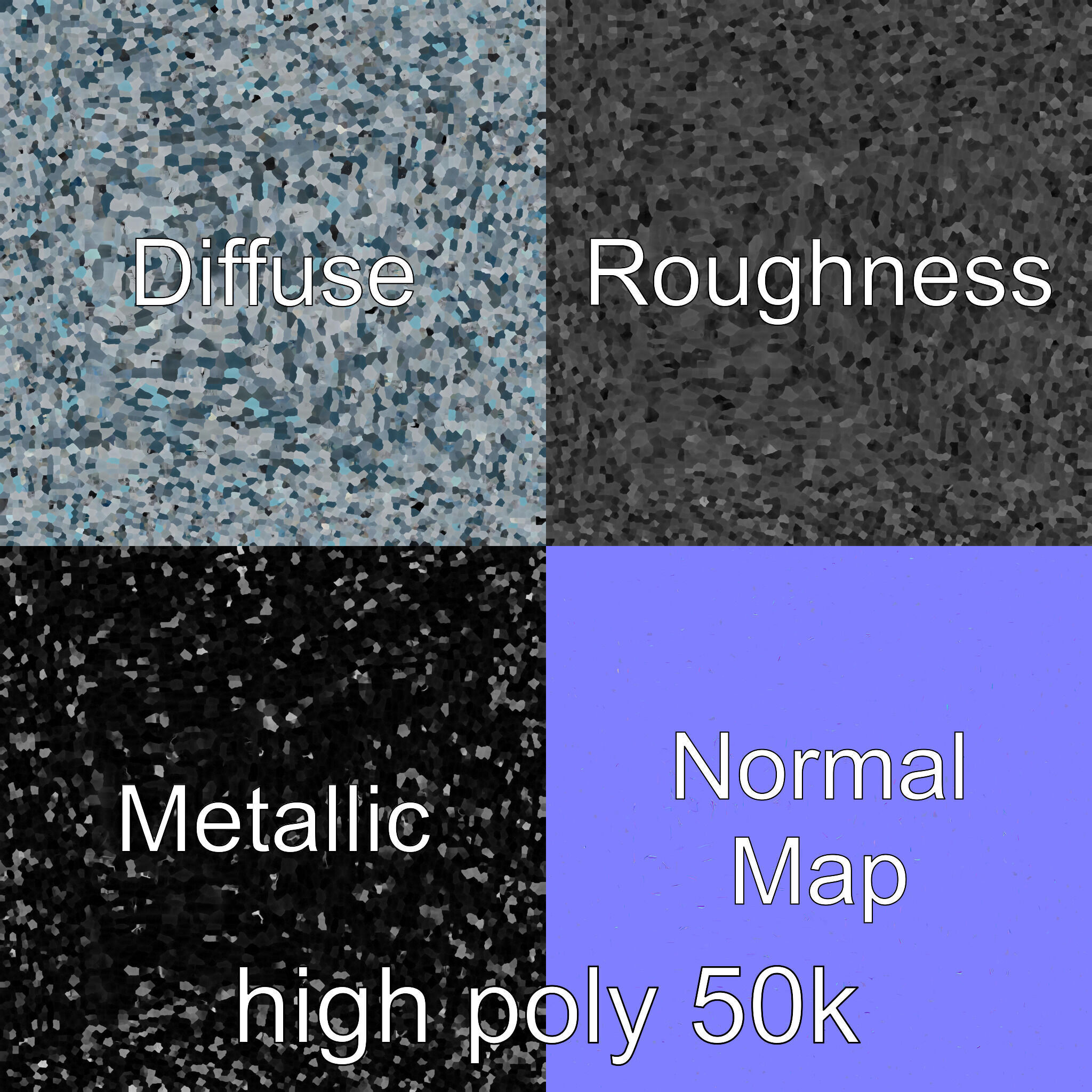 Futuristic Cylindrical Storage Trunk model pack Low-poly 3D model_3