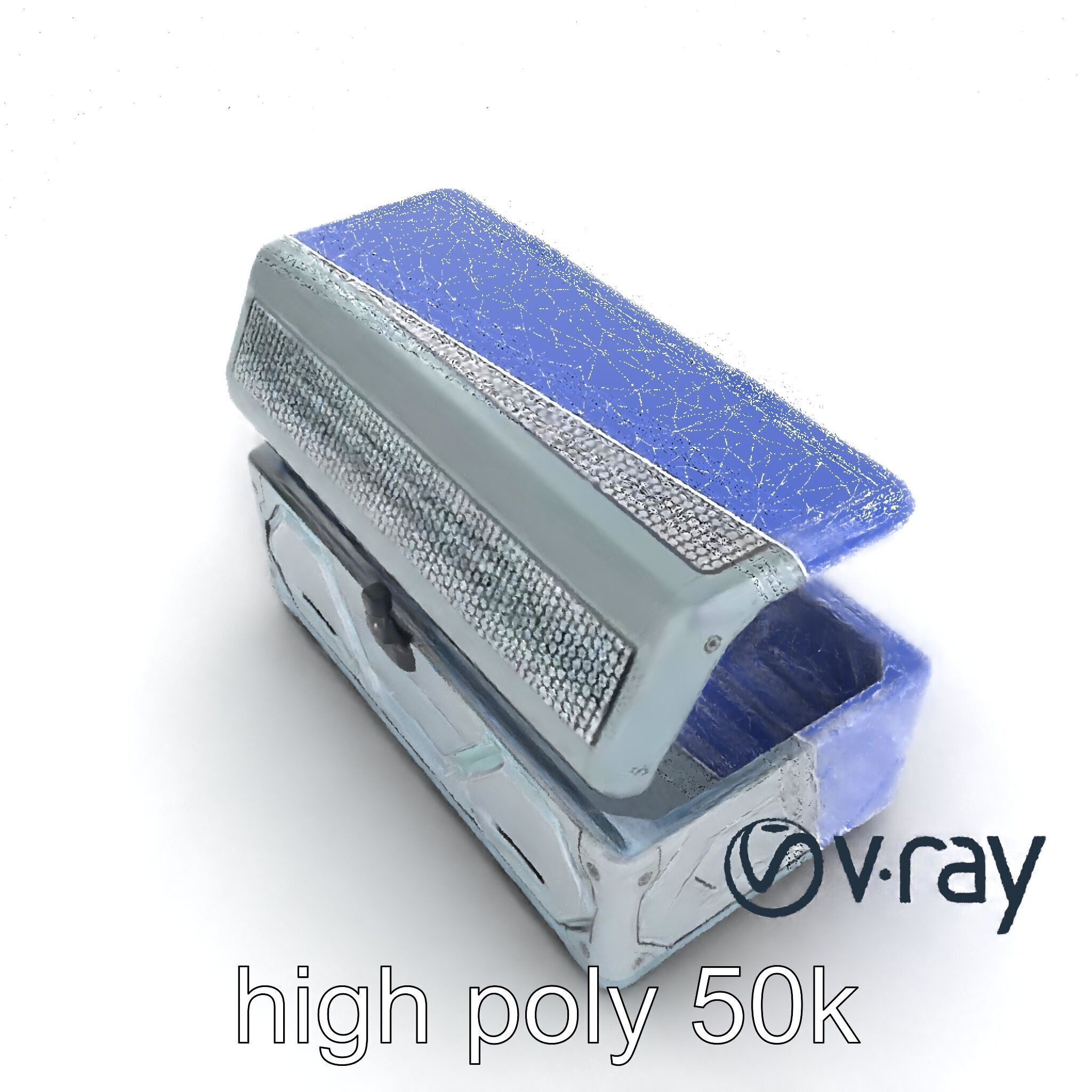 Futuristic Cylindrical Storage Trunk model pack Low-poly 3D model_32