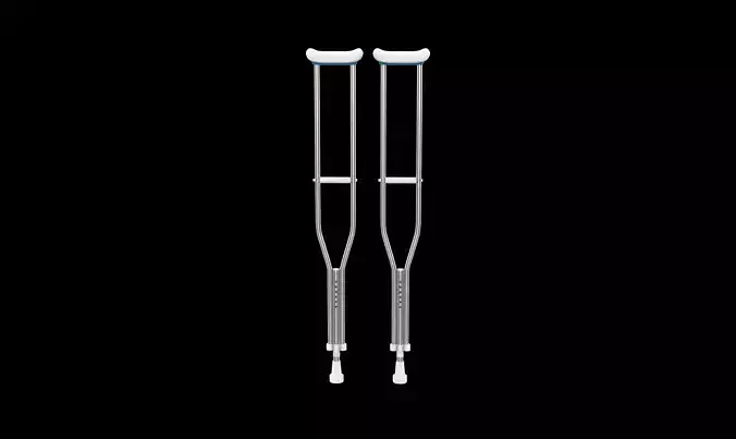 Crutch 3D model