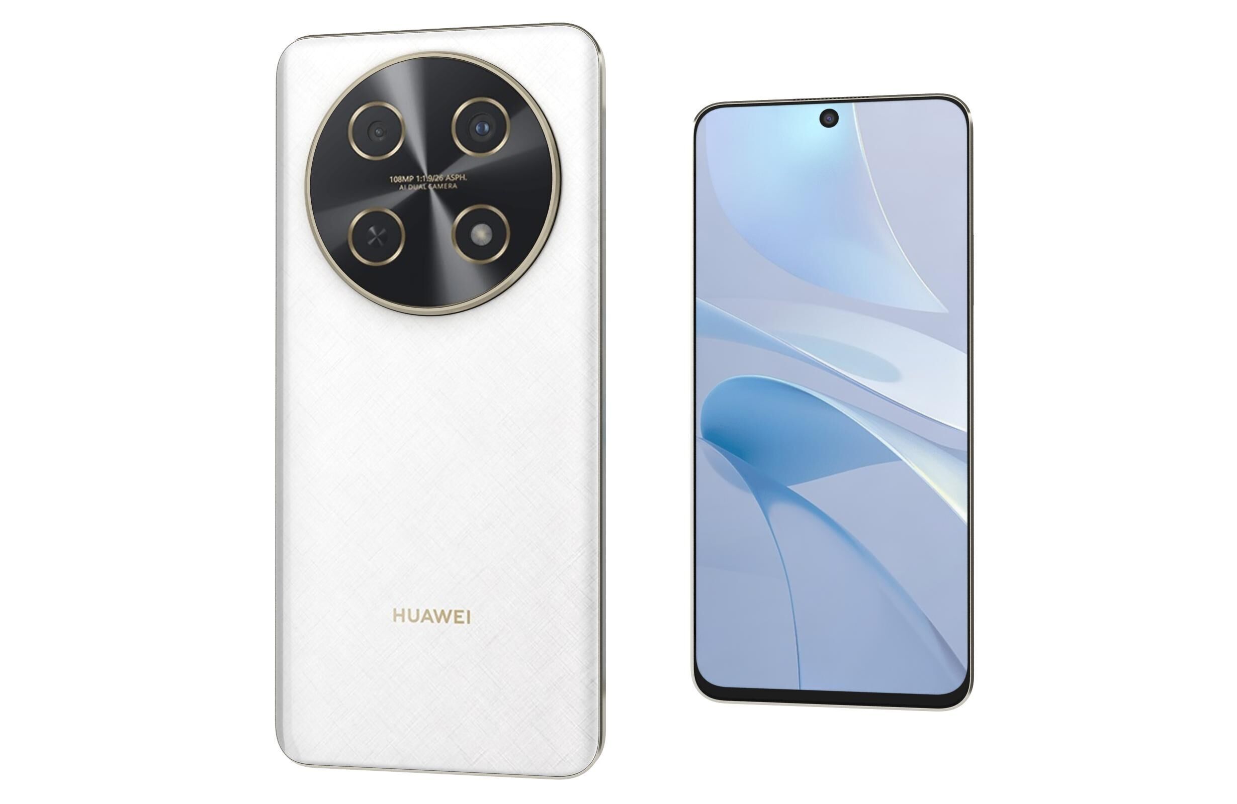 Huawei Nova 13i Blue And White 3D model_18