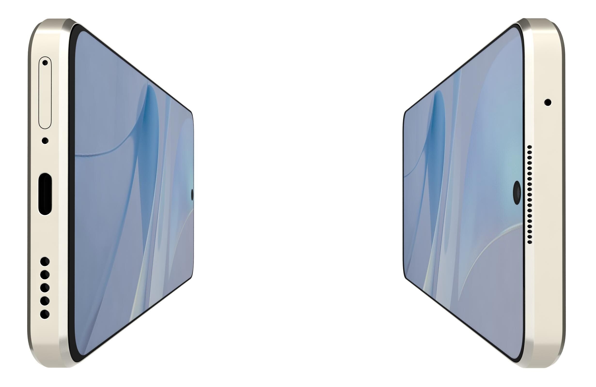 Huawei Nova 13i Blue And White 3D model_19